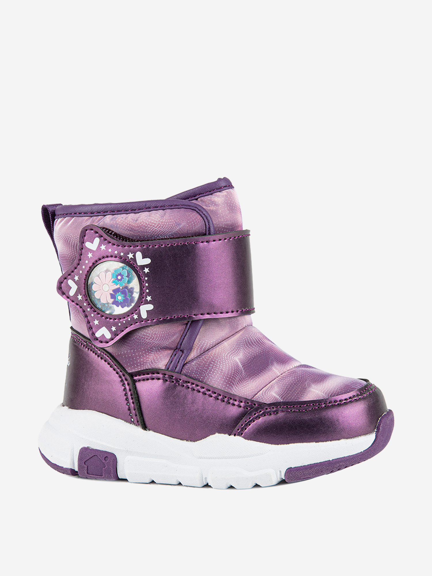 Изображение товара Зимние сапоги для девочки Kapika с натуральным мехом водоотталкивающая пропитка