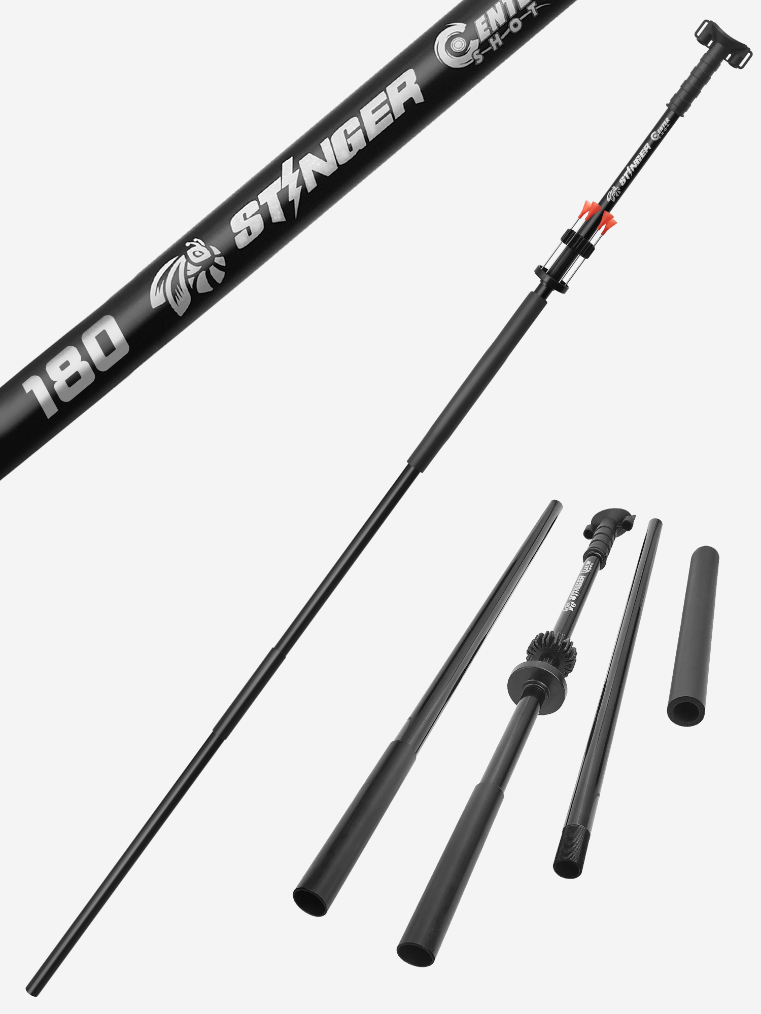 

Духовая трубка Centershot Stinger 180 см., Черный