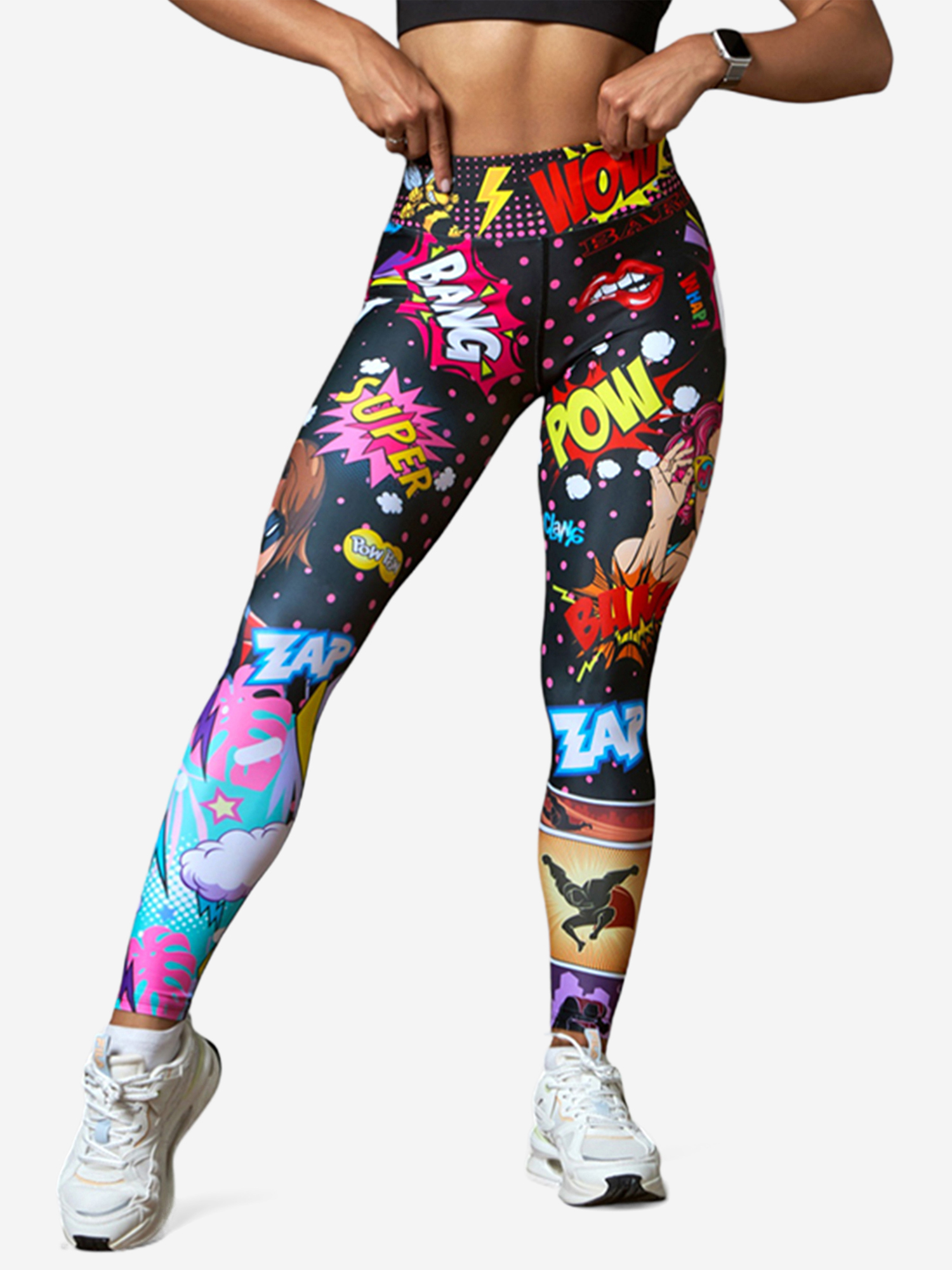 Изображение товара Женские спортивные легинсы BARKA, облегающий покрой, высокая талия, Всесезонные