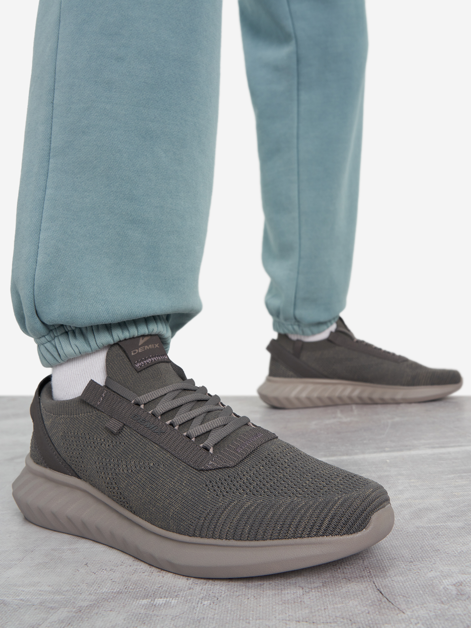 Кроссовки Demix Bitcrazy Knit, серый, арт. 35657