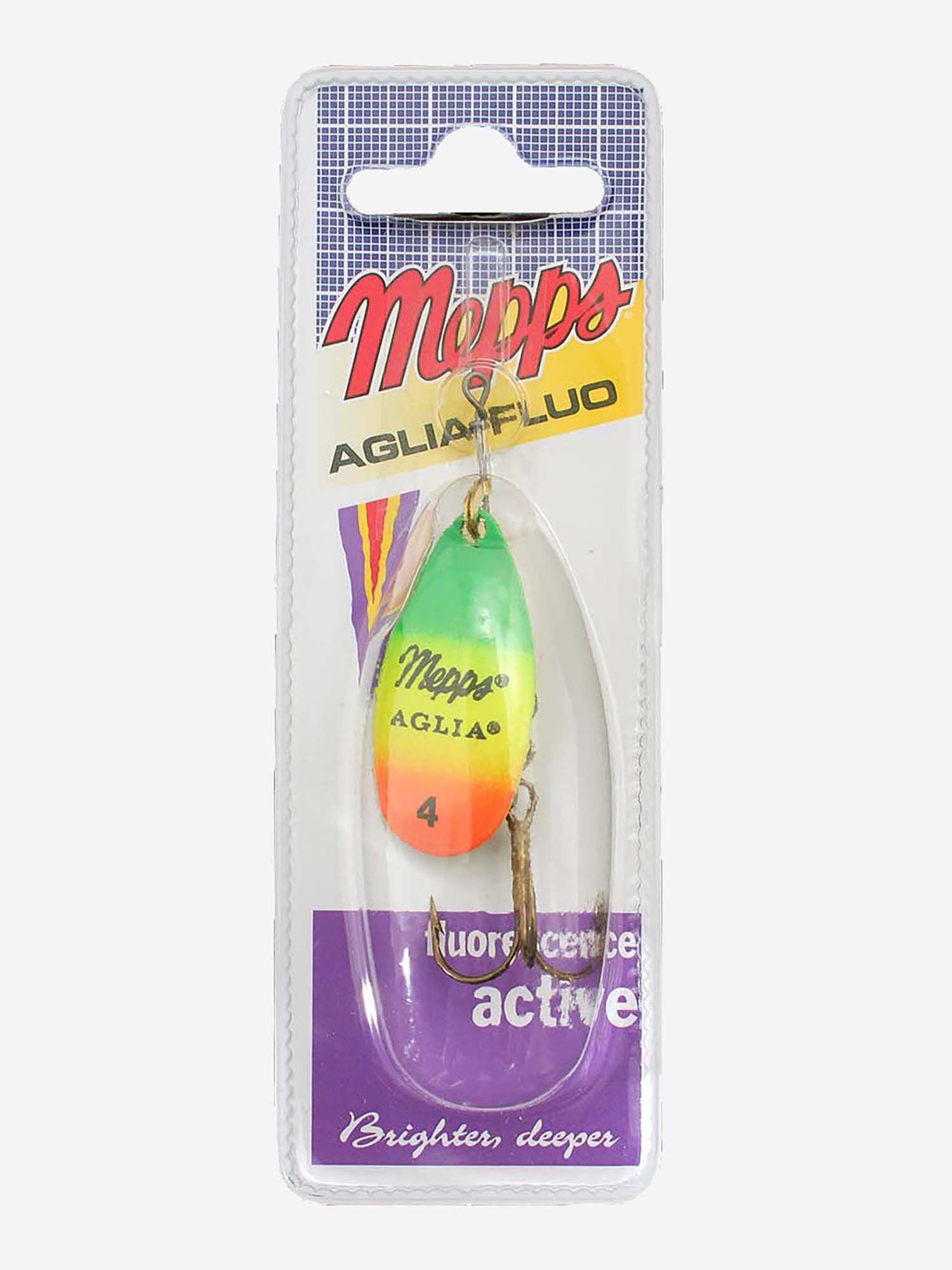 

Блесна вращающаяся MEPPS "Aglia OR/TIGER" №4 (9 г) блистер, Золотой