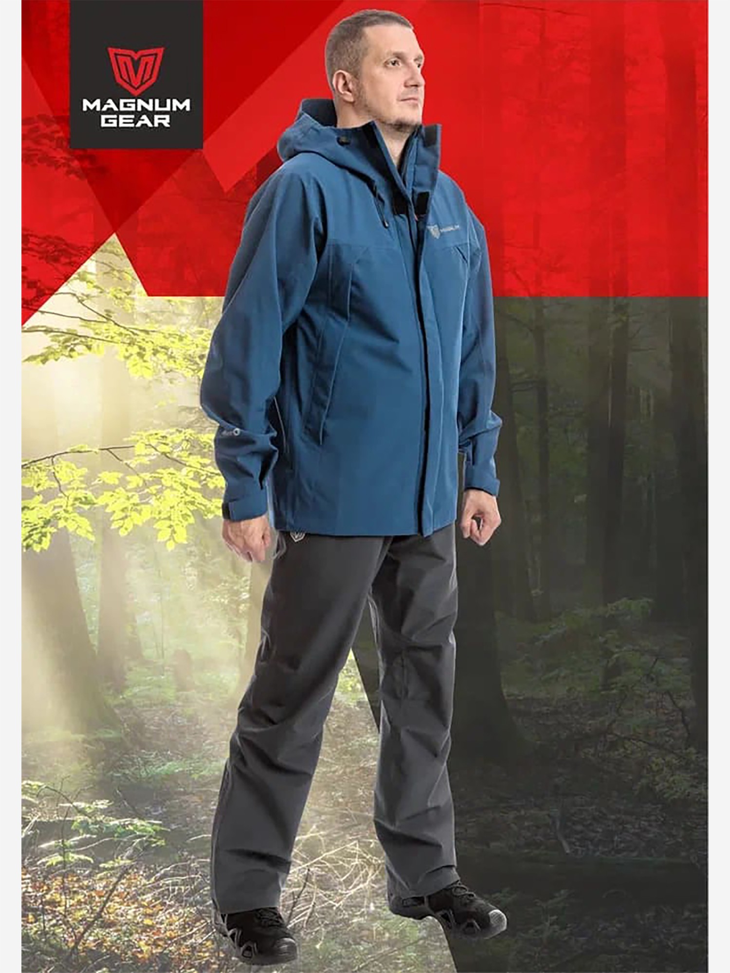 Изображение товара Костюм MAGNUM GEAR DYNAMIC 2.0 водонепроницаемый летний для рыбалки и активного отдыха