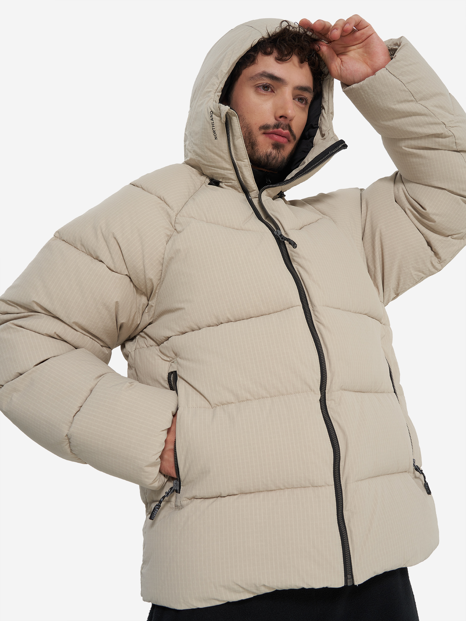 

Пуховик мужской Northland, Бежевый