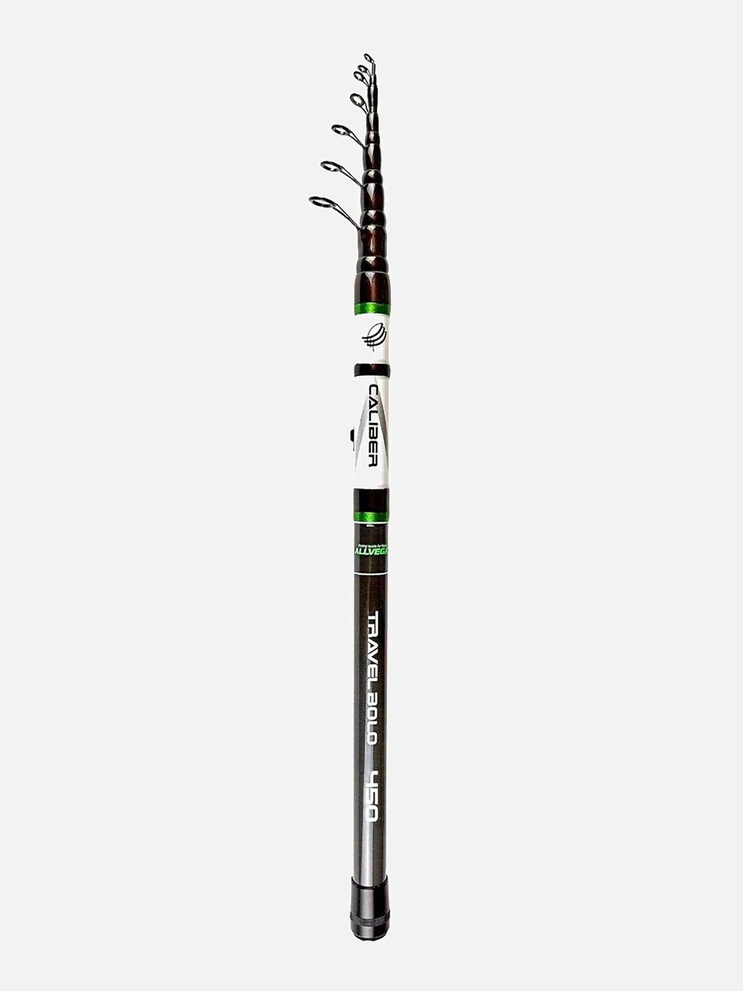 

Удилище телескопическое ALLVEGA "CALIBER Travel Bolo" c/к 4.5м, Черный