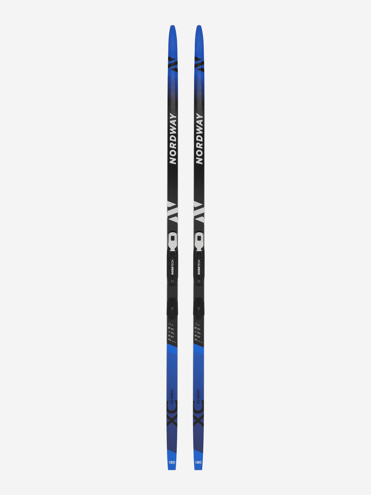 Беговые лыжи Nordway Classic + крепления NNN, Синий