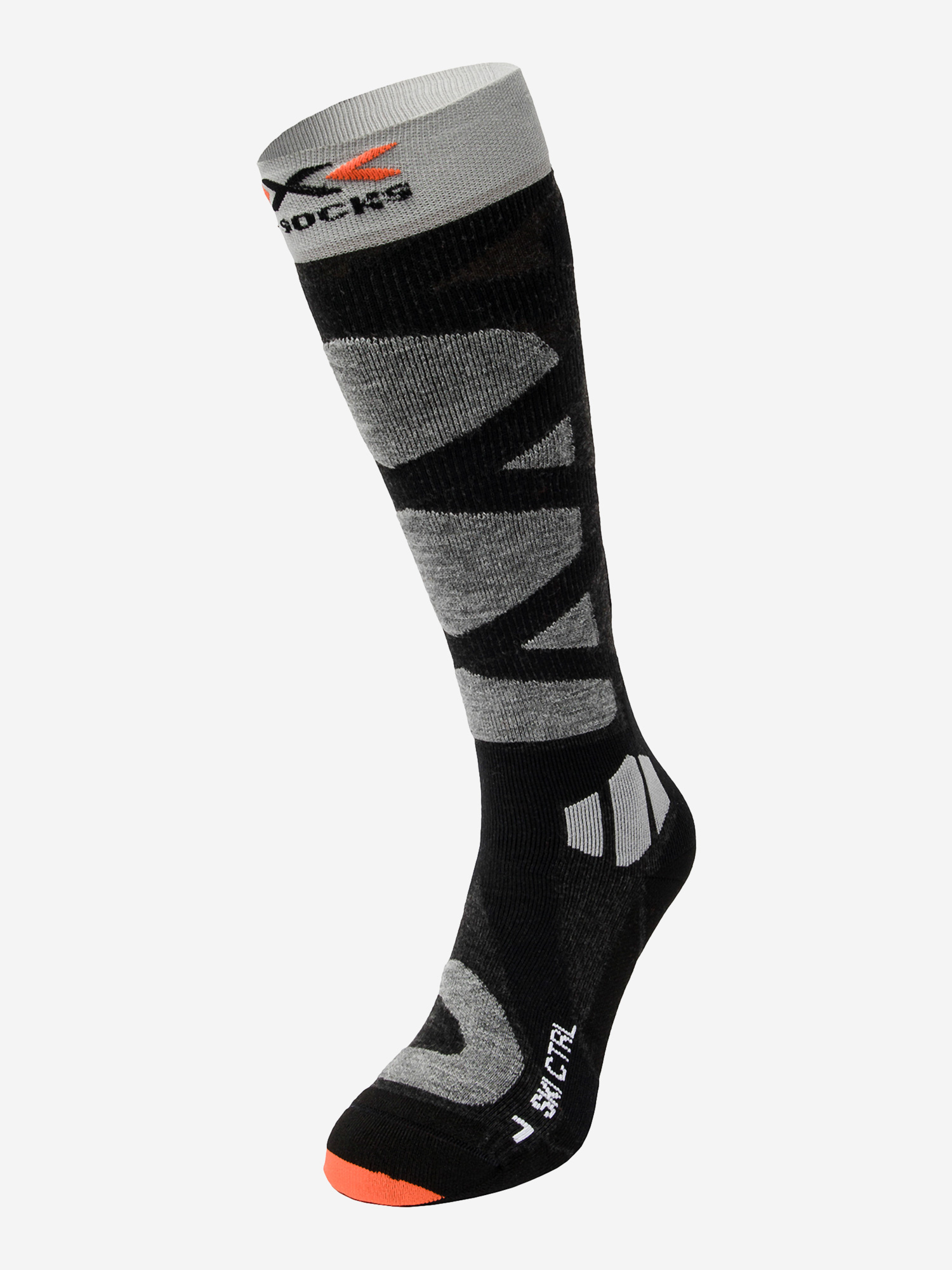 Носки X-Socks Ski Control 4.0, 1 пара, Серый гольфы x socks 1 пара серый