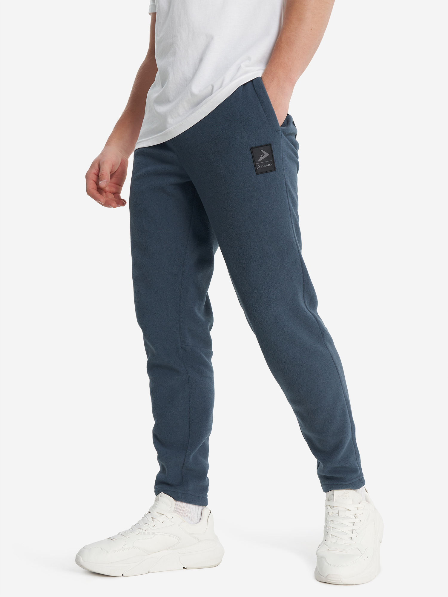 Изображение товара Мужские флисовые брюки Demix зимние спортивные классика прямой покрой