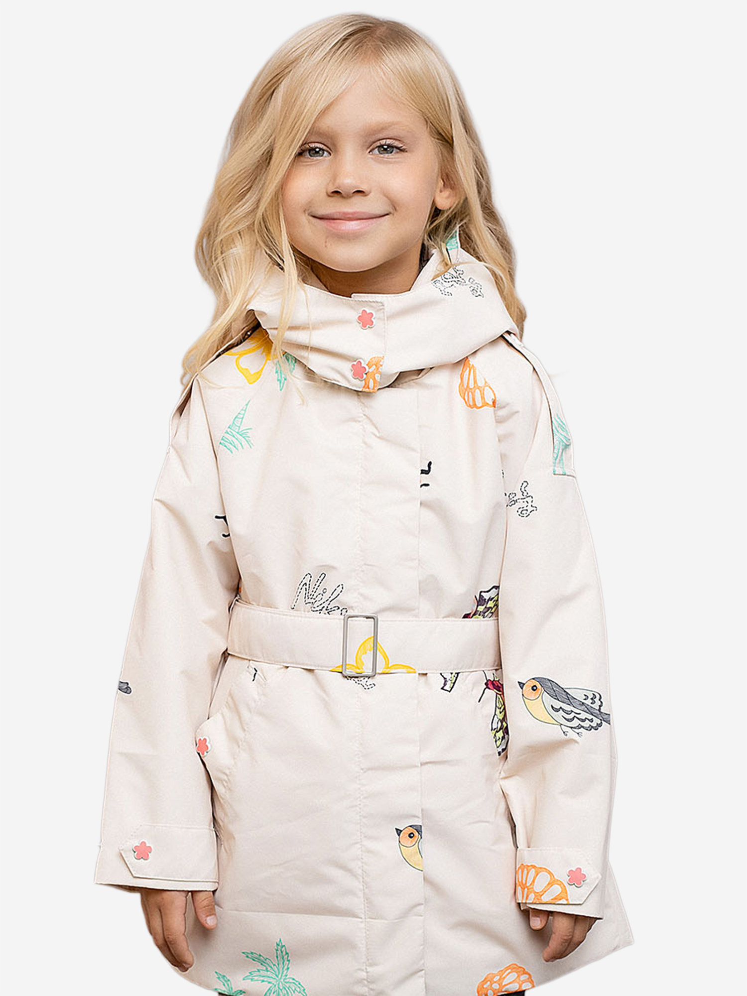 Изображение товара Тренч для девочки batik Герми мультиколор