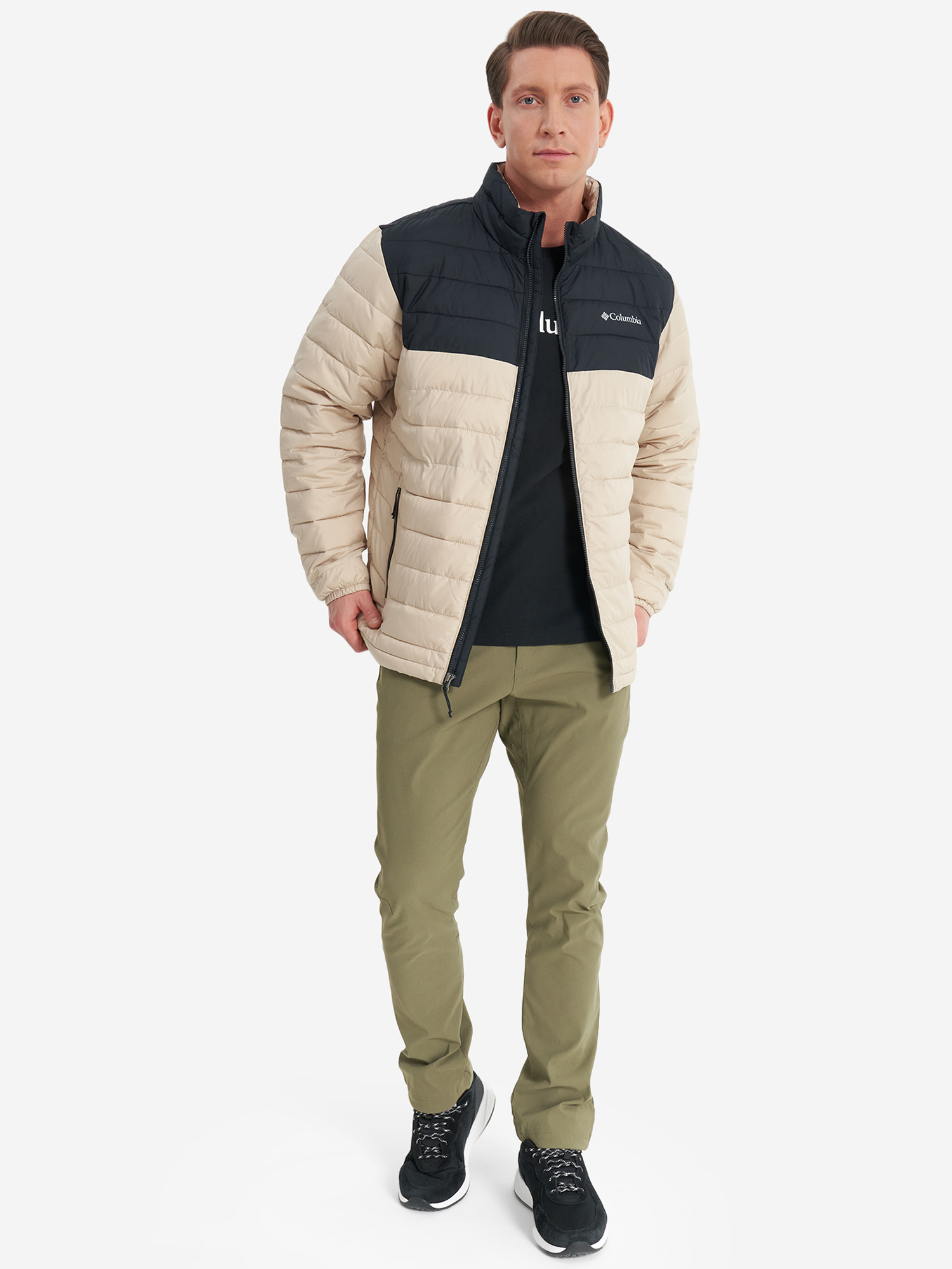 Куртка утепленная мужская Columbia Powder Lite Jacket, Бежевый 1698001CLB-271, размер 56 - фото 4