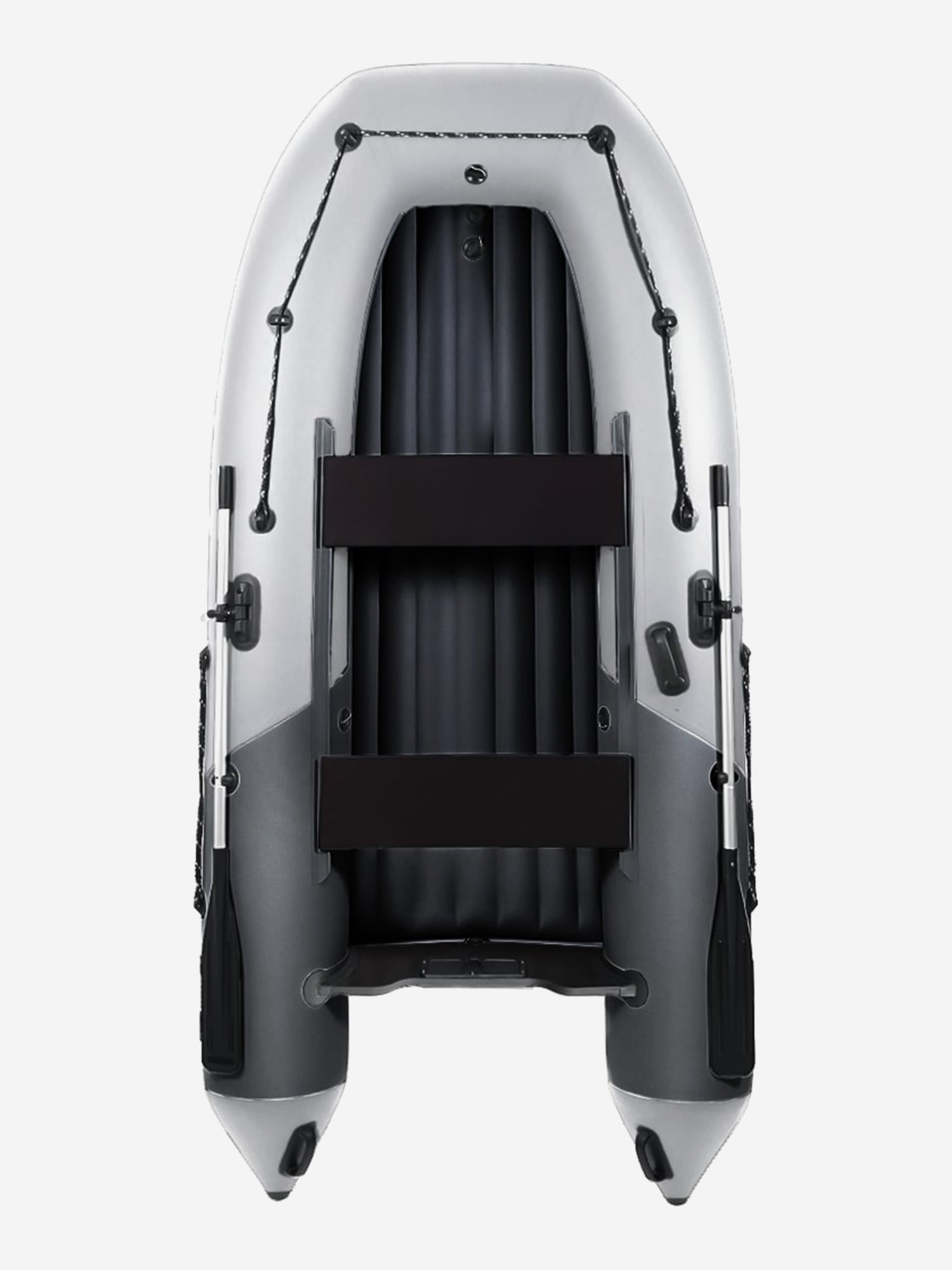 Изображение товара Надувная лодка НДНД Grouper 350 графитово-серый для рыбалки и отдыха