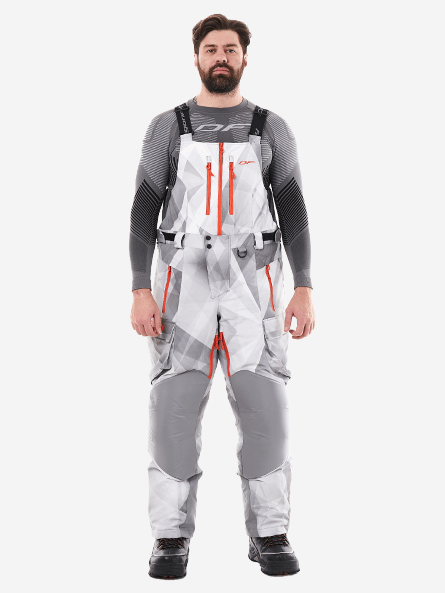 Изображение товара Штаны снегоходные Dragonfly EXPEDITION 2024, Серый/белый