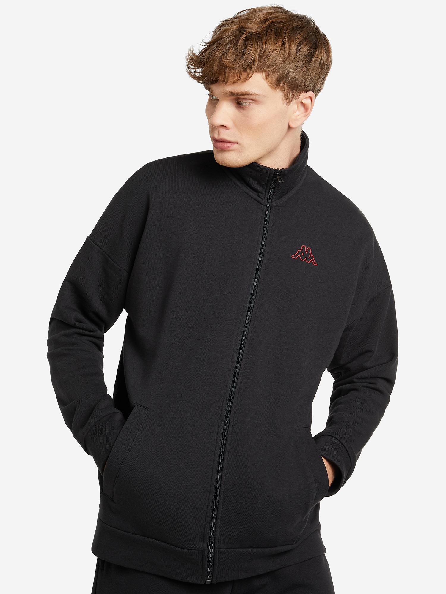 Толстовка мужская Kappa, черный, арт. 119893KAP-99