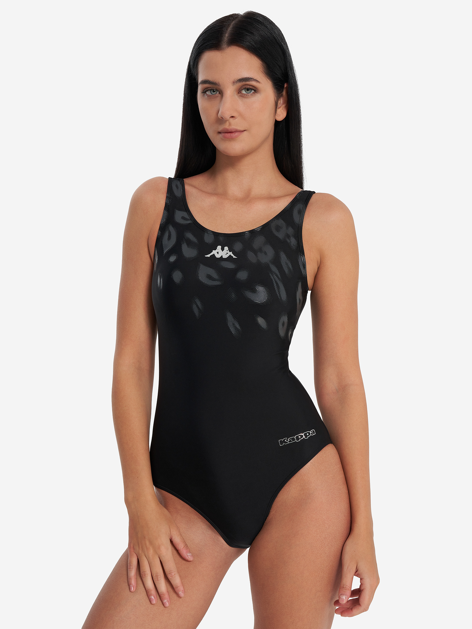 Купальник слитный женский Kappa, черный, арт. 35734
