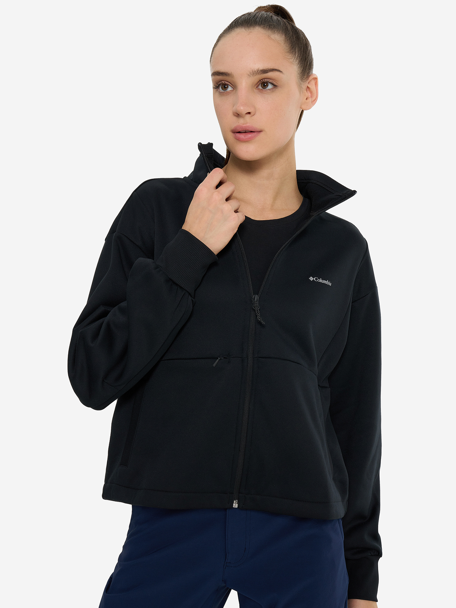 

Джемпер флисовый женский Columbia Boundless Trek Tech Full Zip, Черный