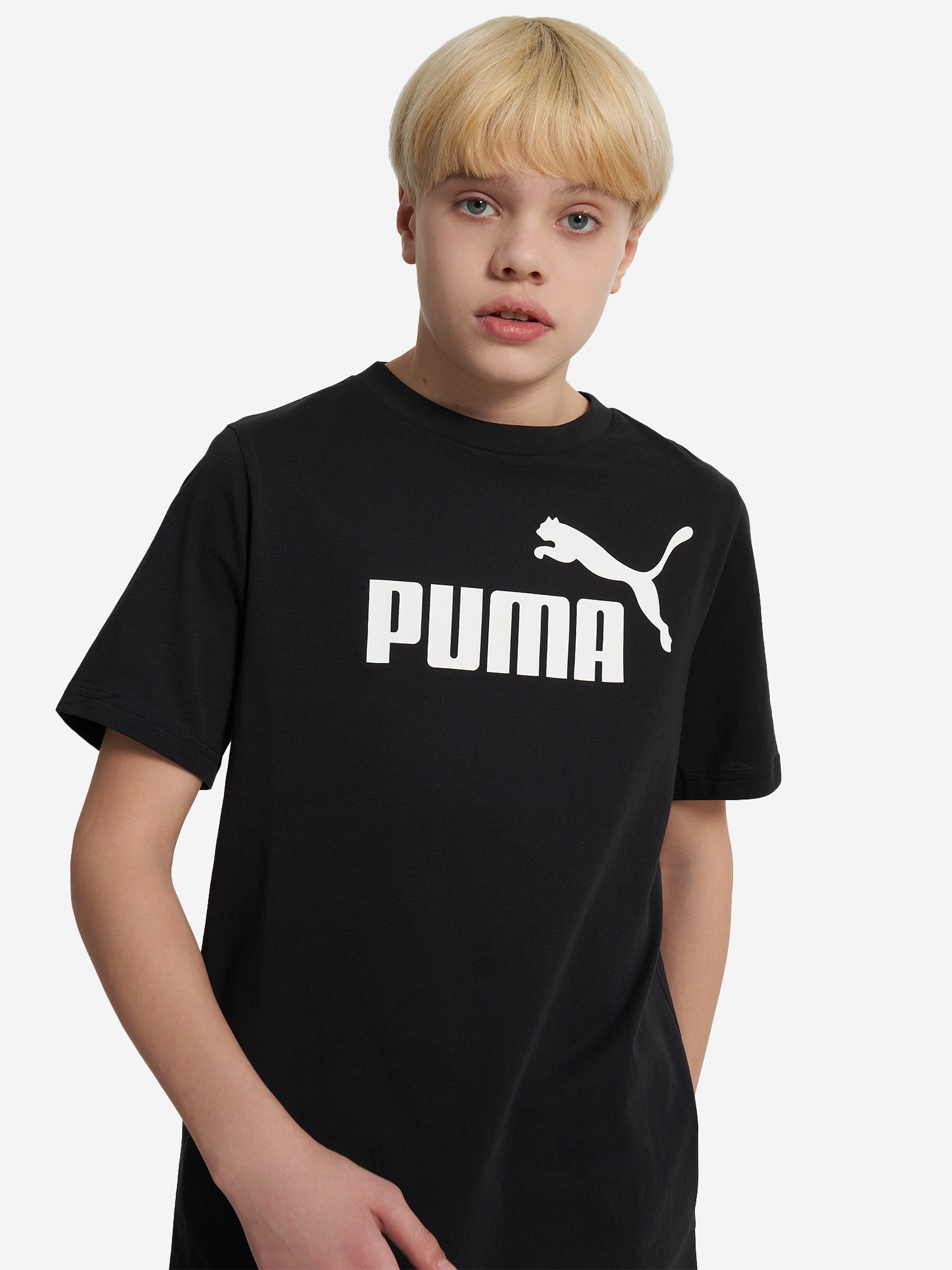 

Футболка для мальчиков PUMA No. 1 Logo, Черный