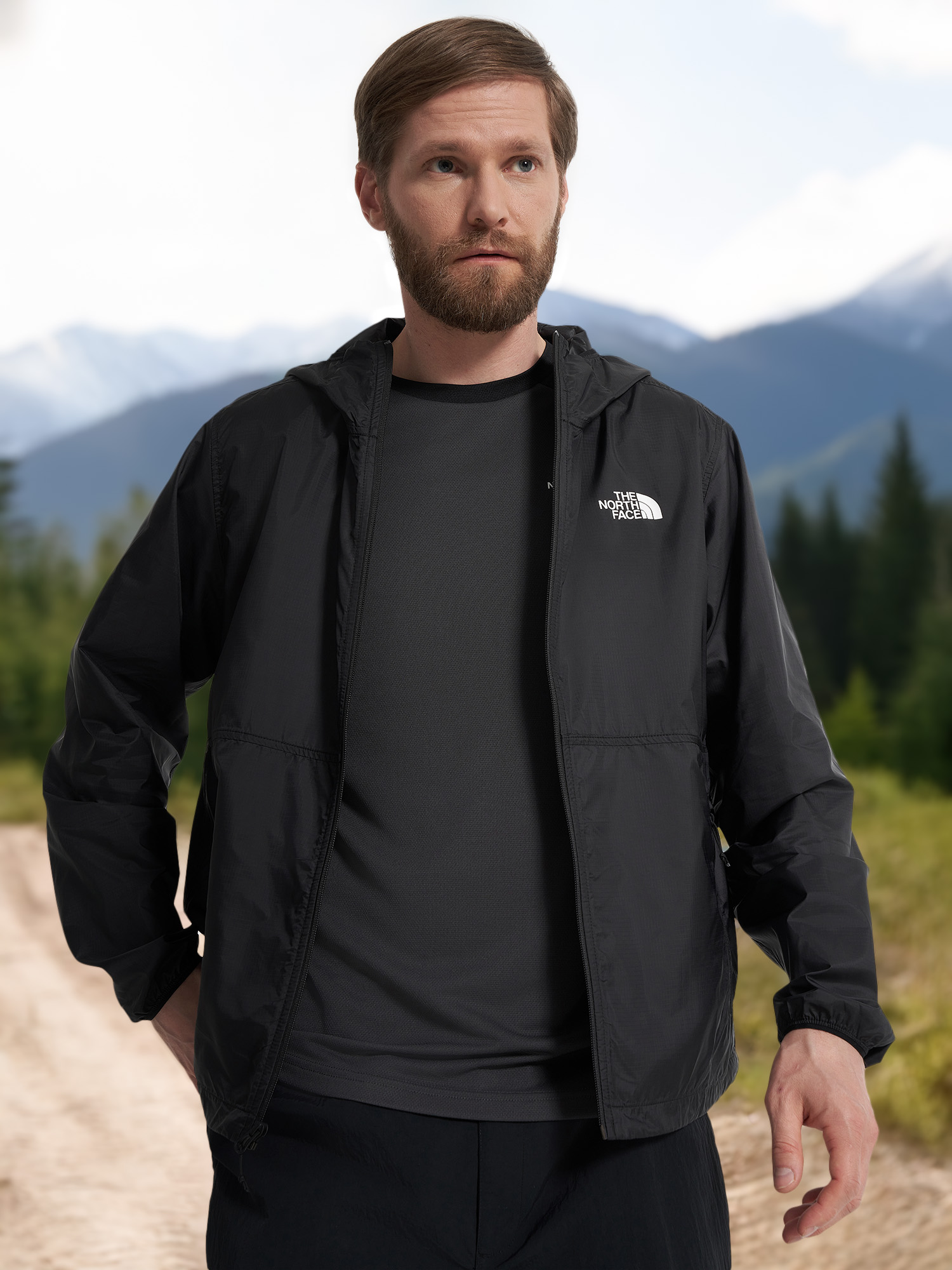 

Ветровка мужская The North Face Tnf Cyclone Wind, Черный