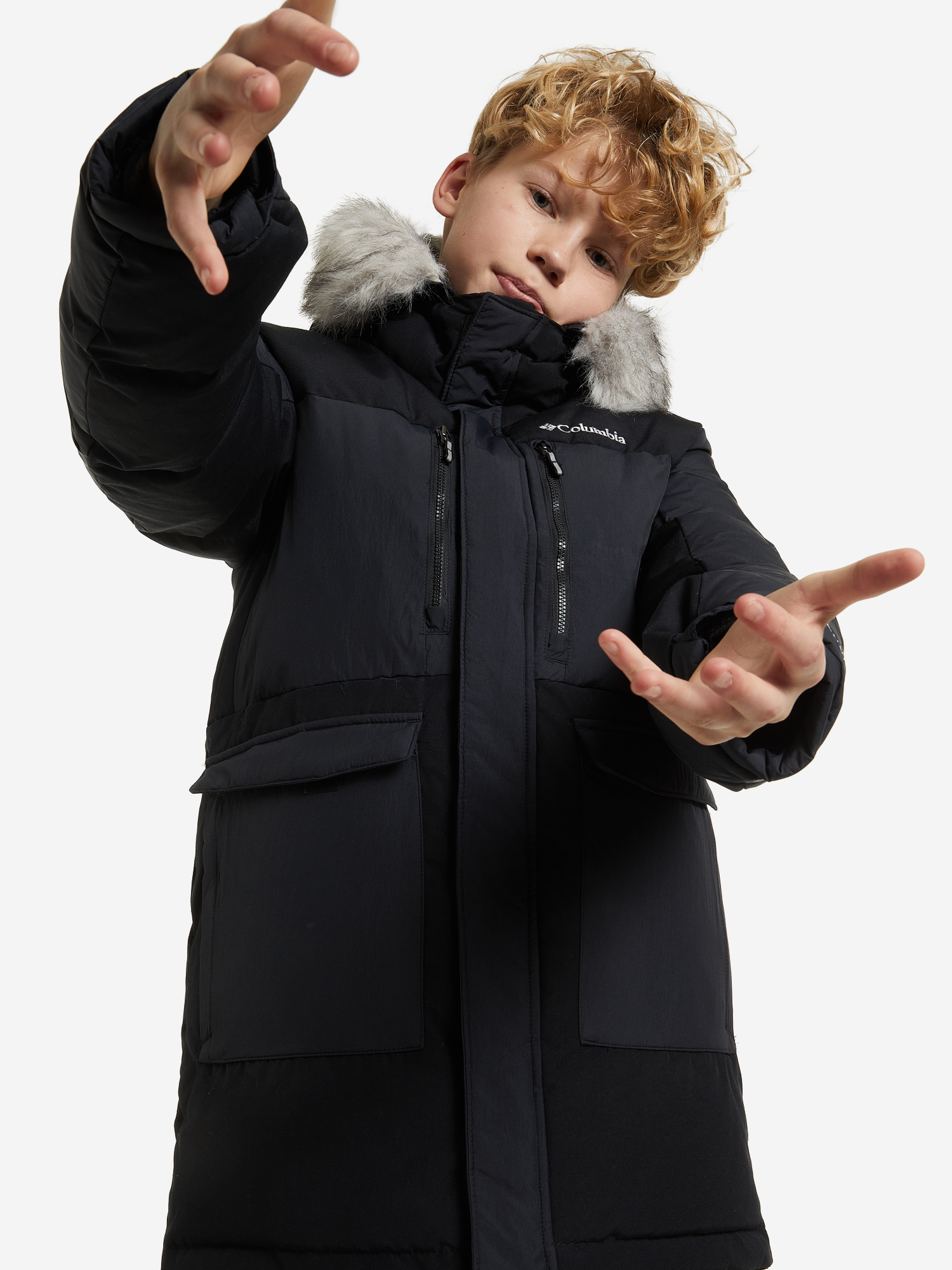 

Куртка утепленная для мальчиков Columbia Marquam Peak Fusion Parka, Черный