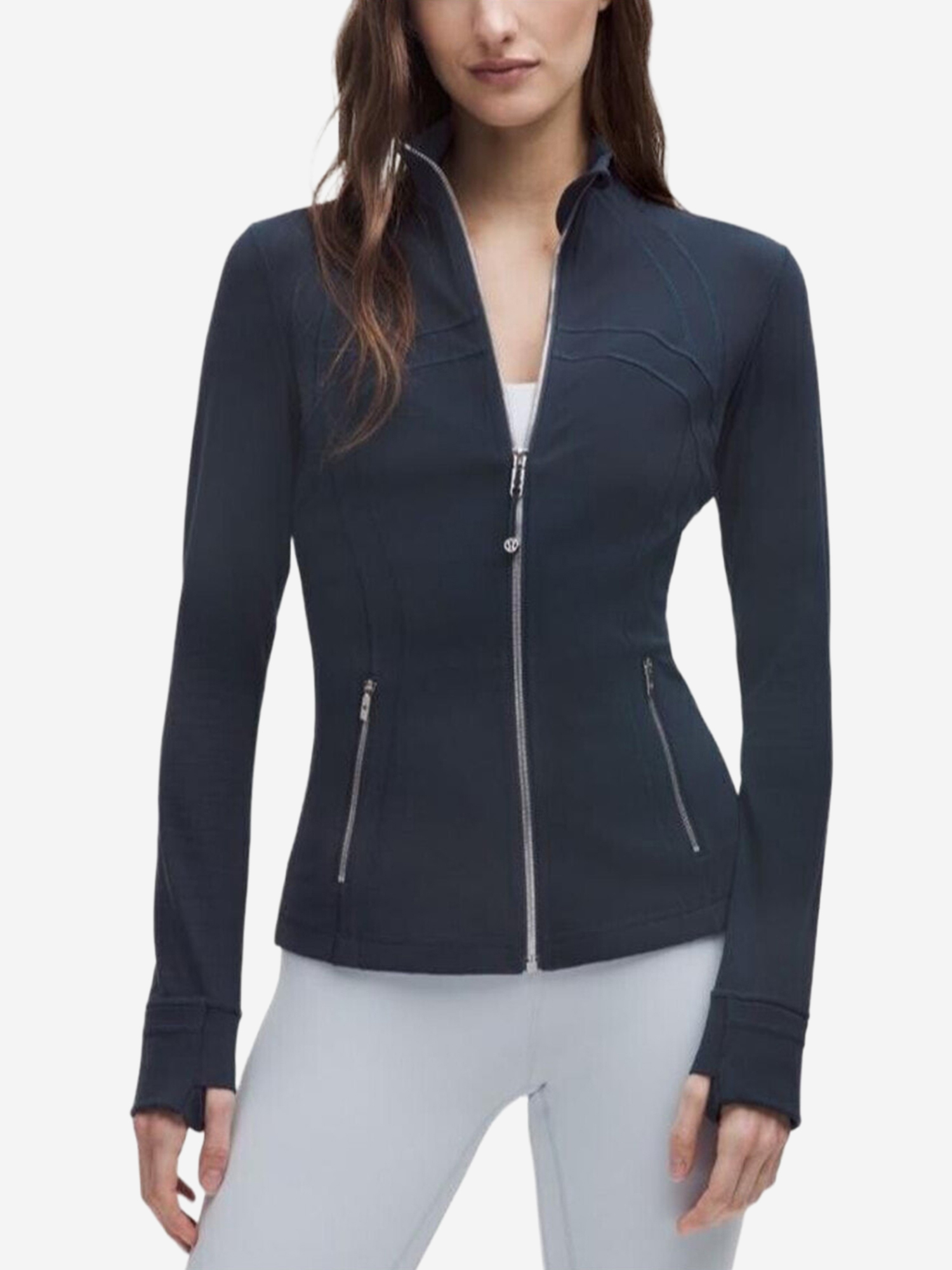 Изображение товара Кофта Lululemon Define Yoga Coat, Голубой