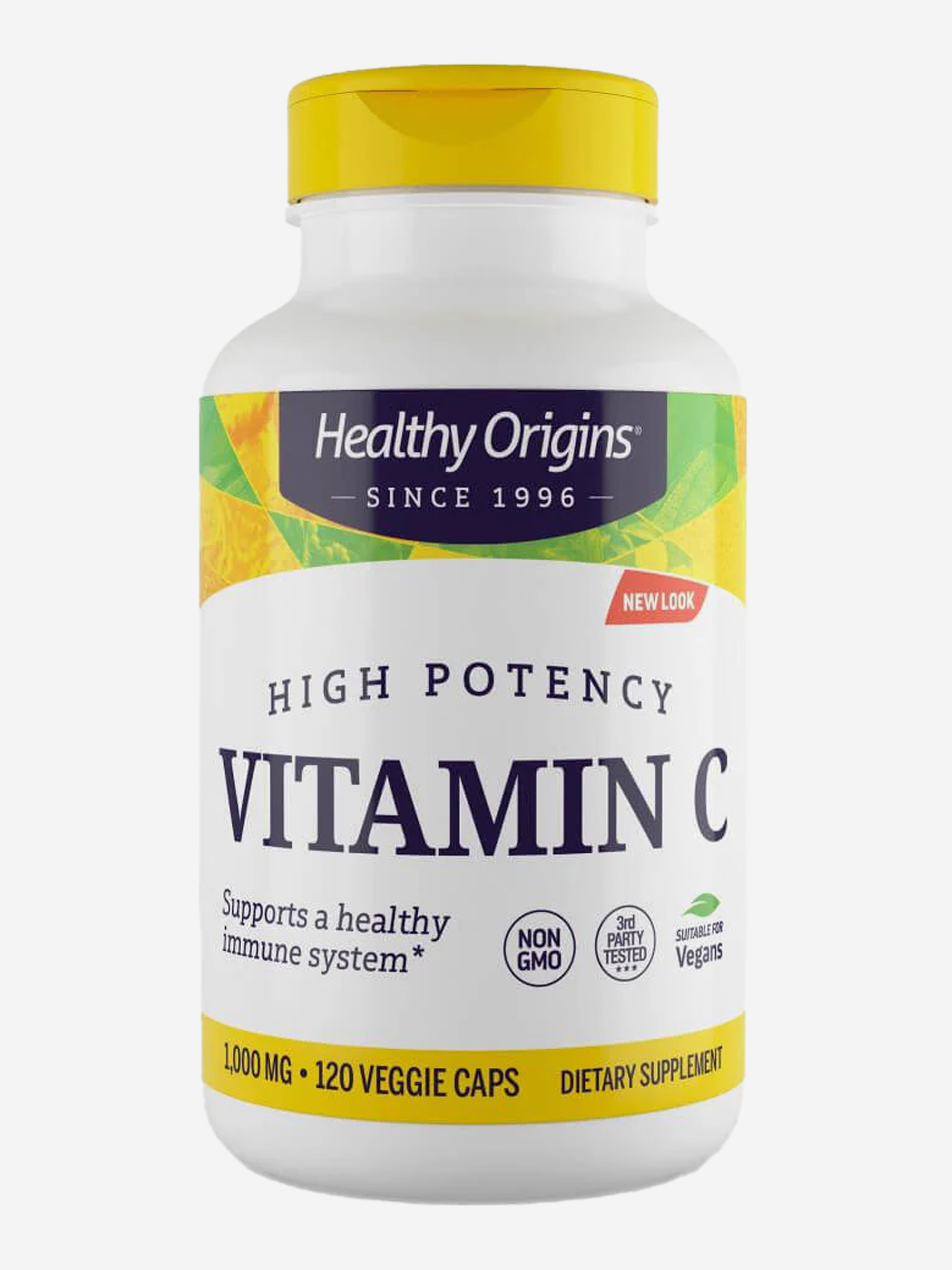 Изображение товара Витамин С, Healthy Origins, 1000 мг, 120 капсул