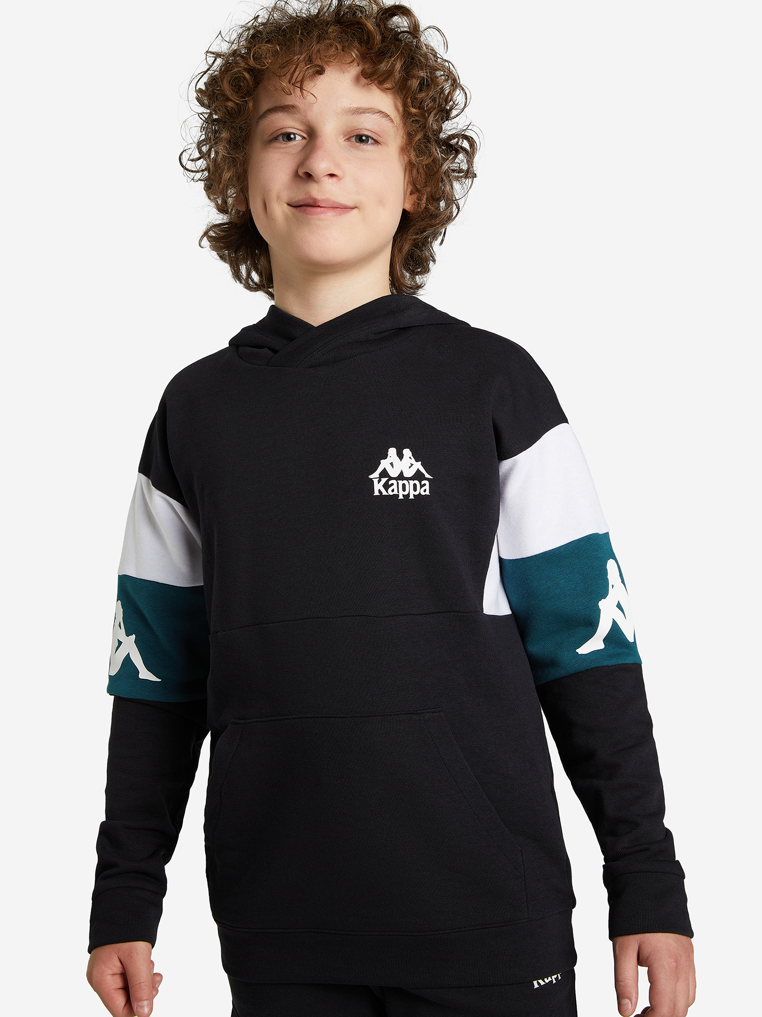 Худи Kappa для мальчиков, разноцветный, арт. 116383KAP-BU