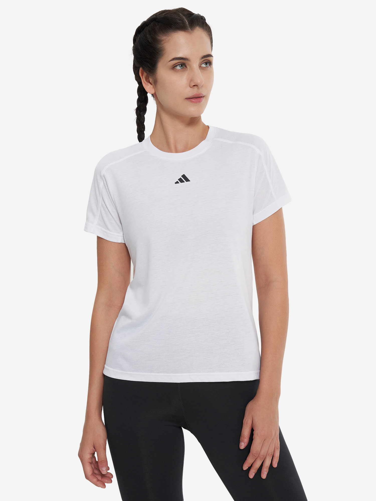 фото Футболка женская adidas, белый