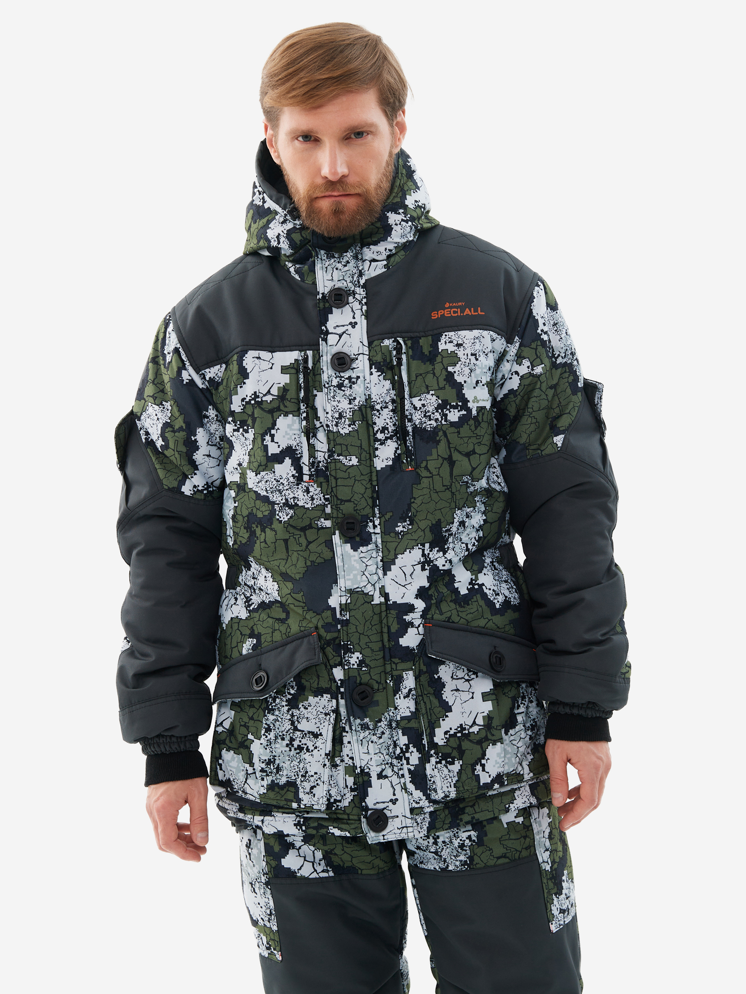 Изображение товара Мужской зимний утепленный костюм для рыбалки и охоты Снежный Барс