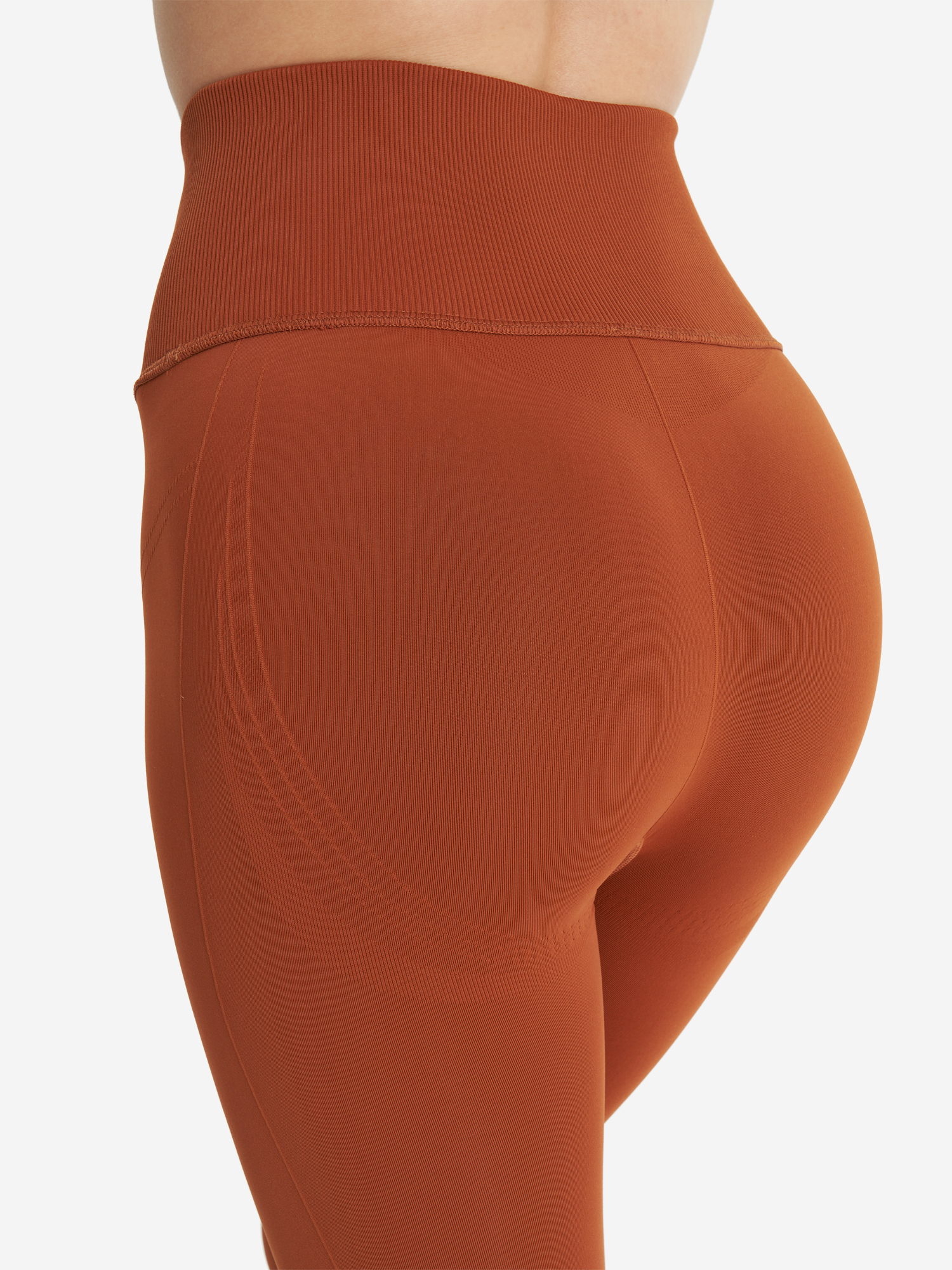 Легинсы женские PUMA Shapeluxe Seamless, Коричневый 524360P0P-81, размер RUS 42-44 - фото 4