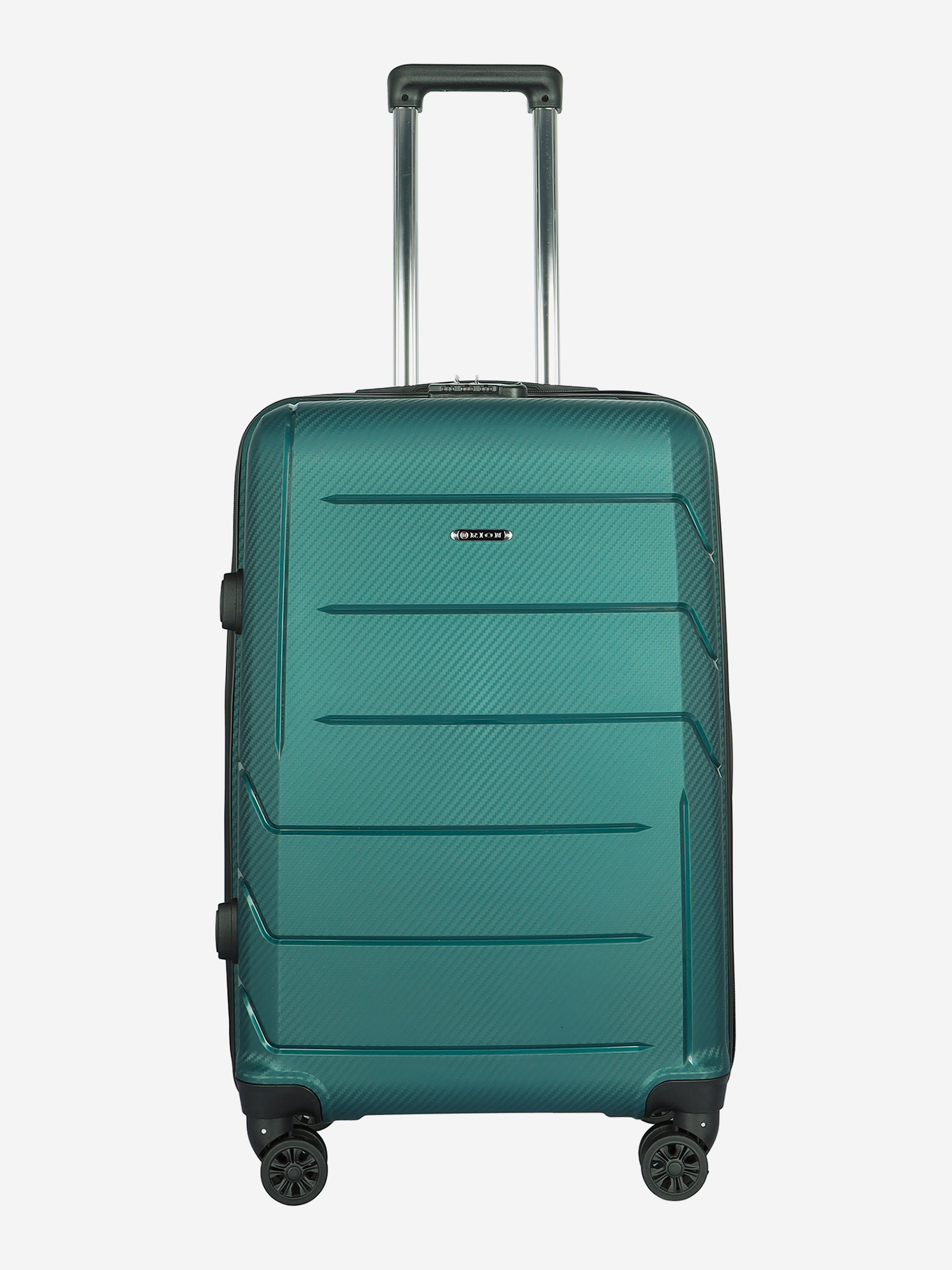 Изображение товара Чемодан Рион+ средний темно-зеленый из полипропилена 70 л