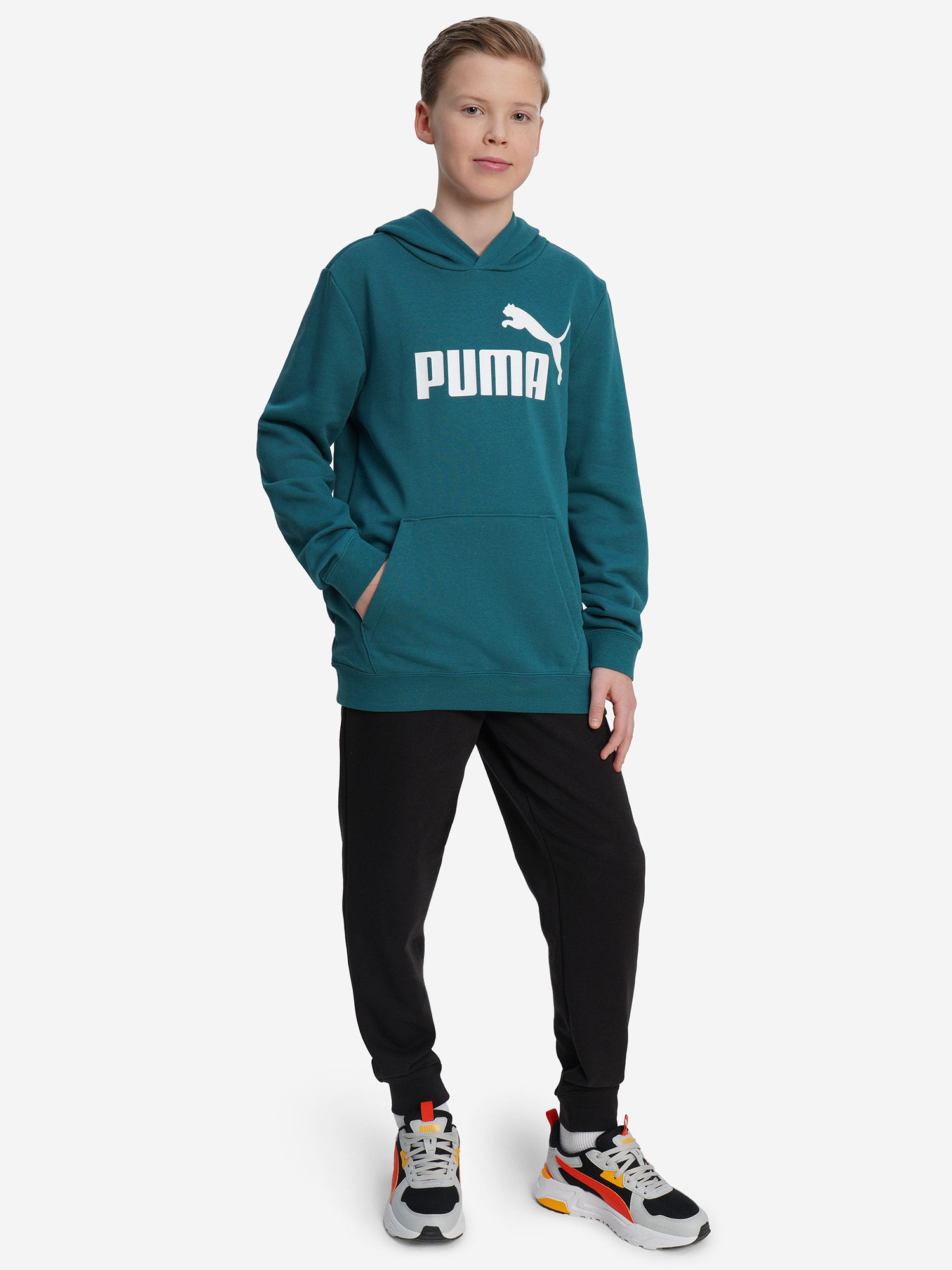 Худи для мальчиков PUMA Ess No. 1 Logo, Синий 4