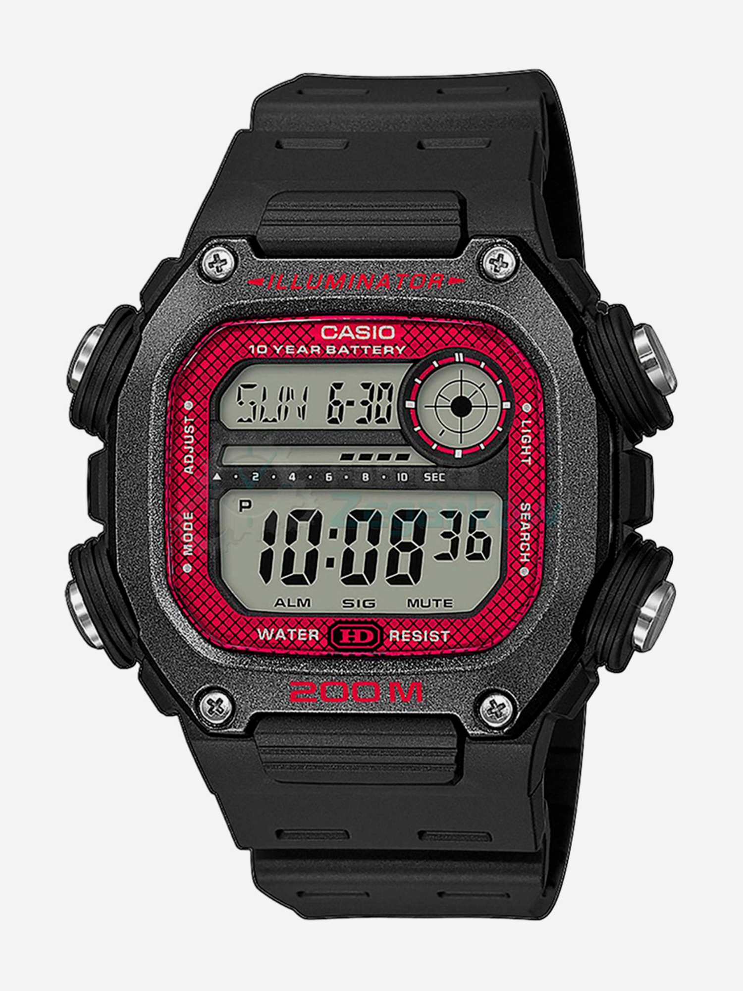 

Спортивные часы CASIO DW-291H-1B, Черный