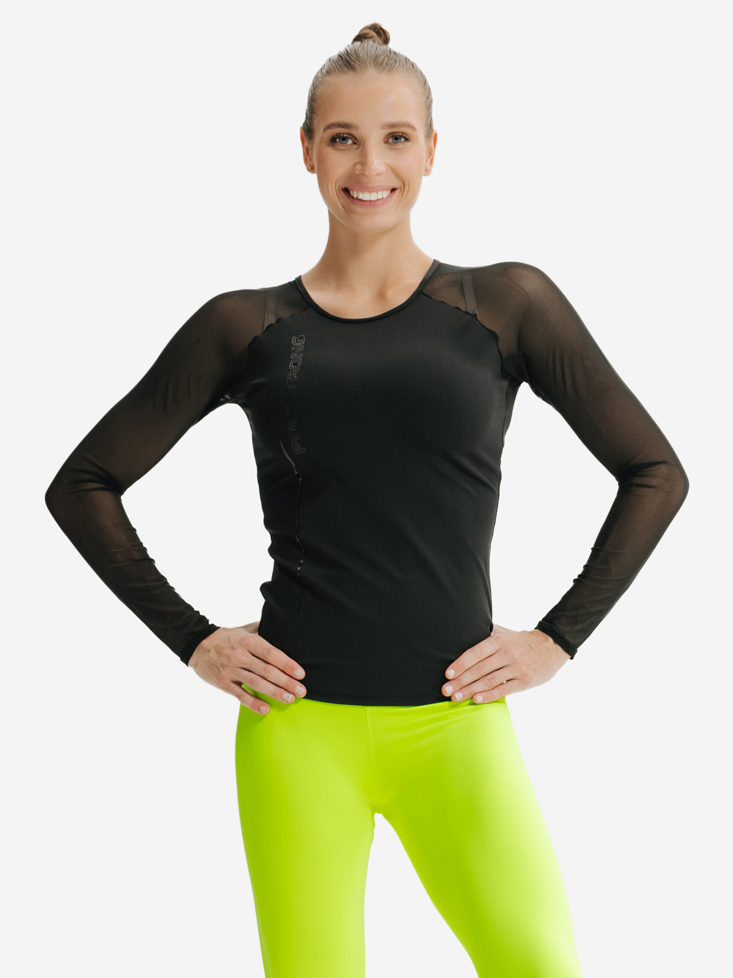 

Рашгард спортивный женский Forstrong Sport FS, Черный