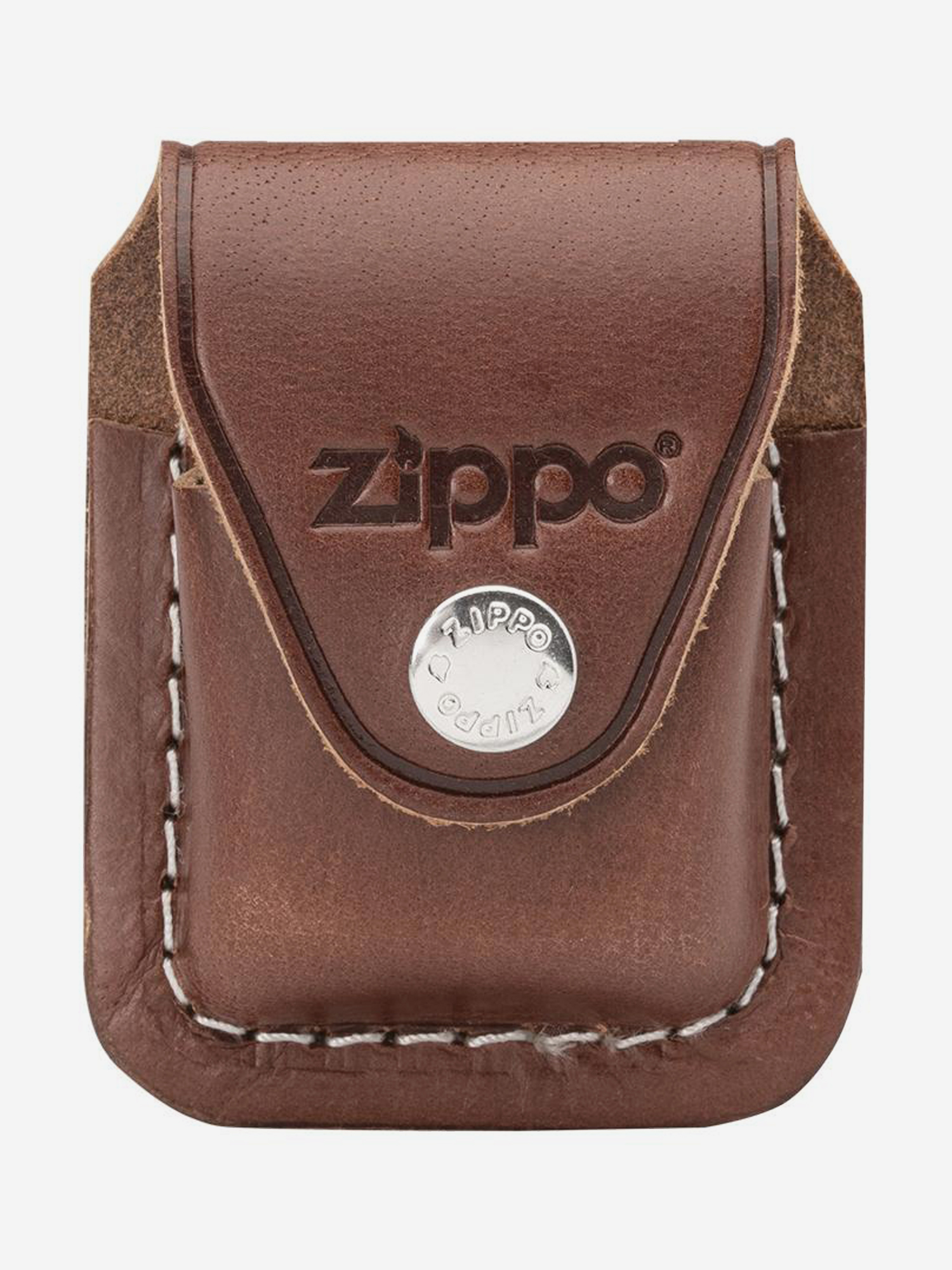 

Чехол для зажигалки Zippo LPCB с фиксатором на ремень, коричневый, Коричневый
