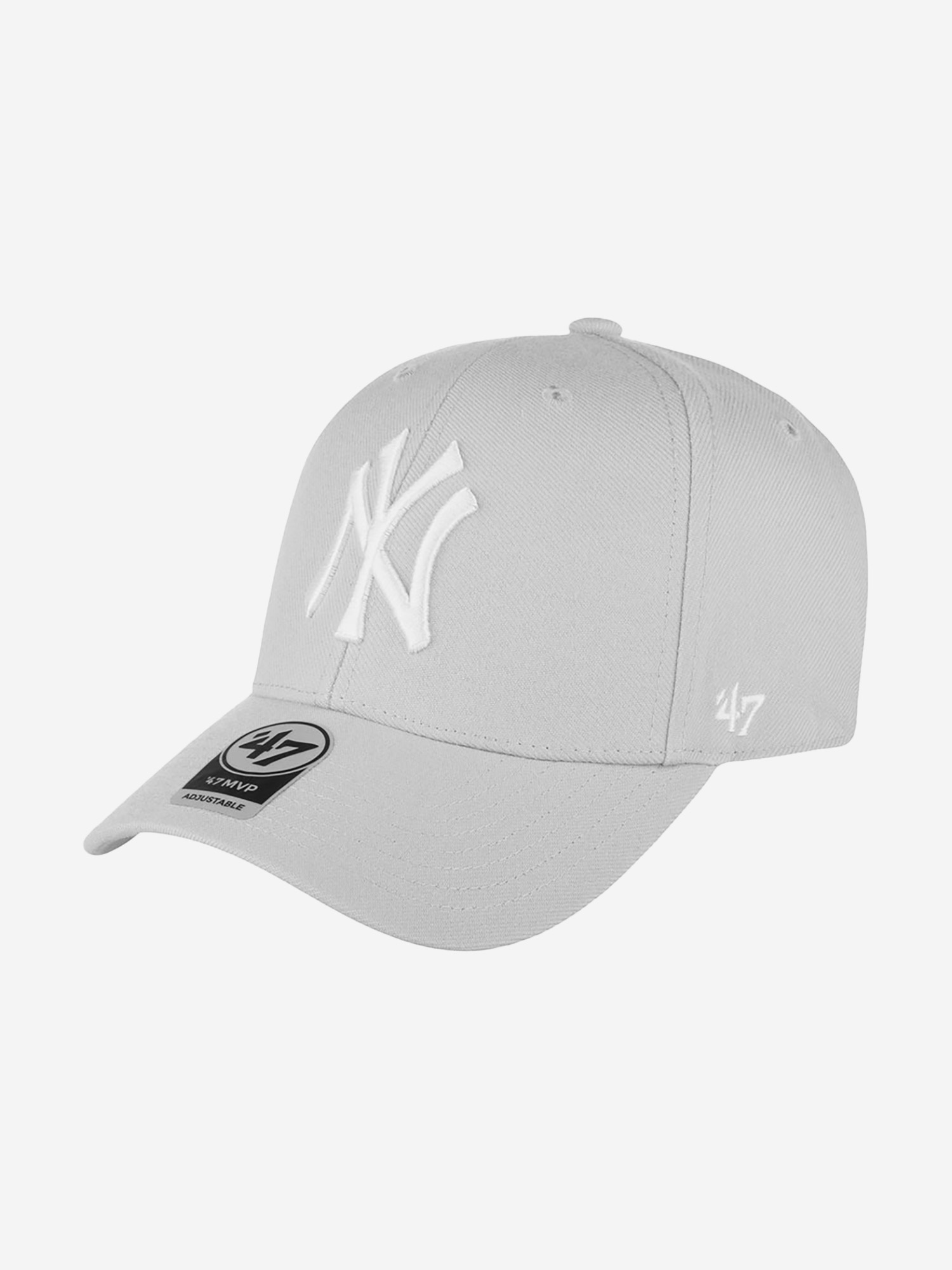Бейсболка 47 BRAND B-MVP17WBV New York Yankees MLB (серый), Серый