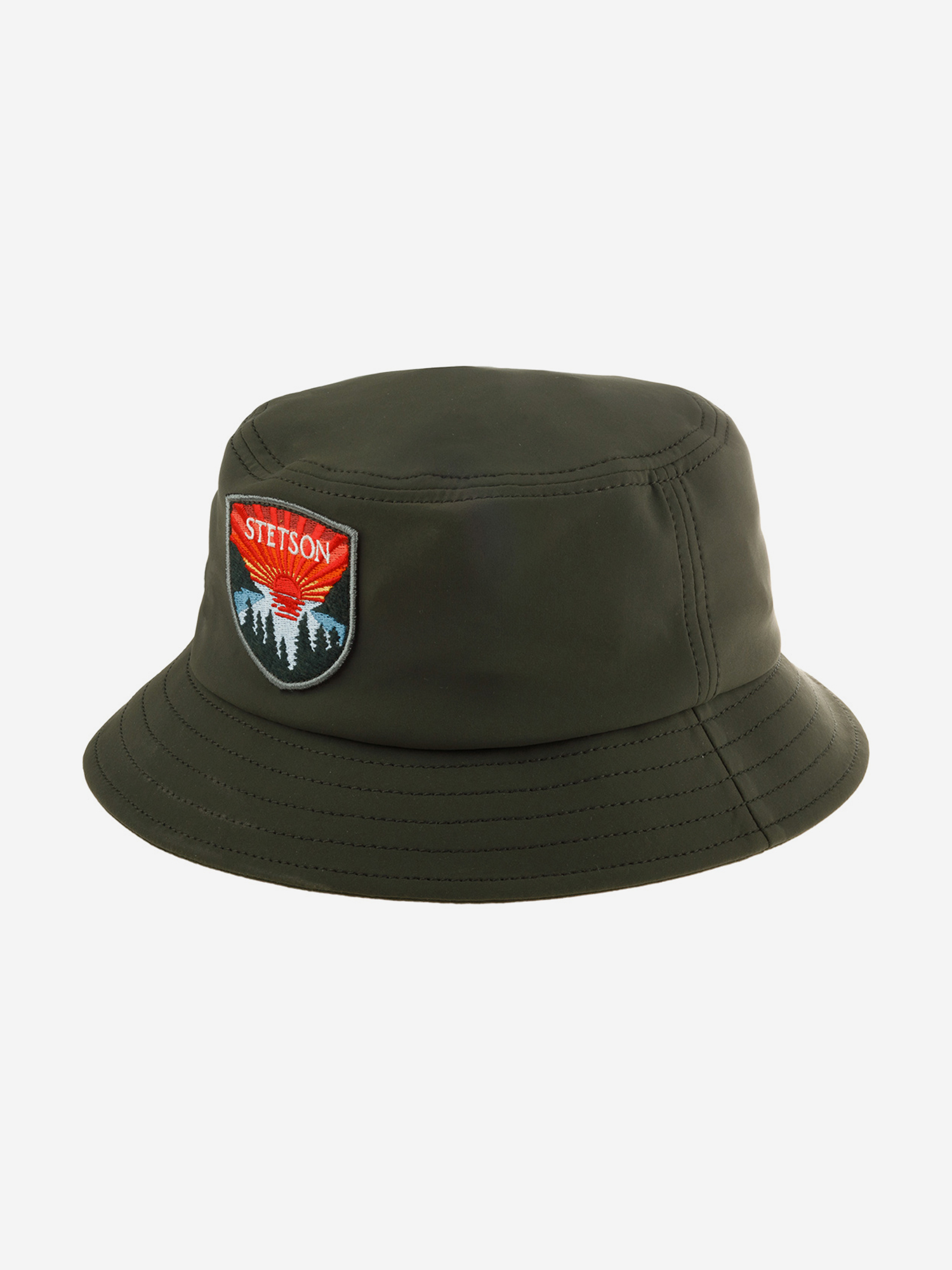 

Панама STETSON 1811132 BUCKET JERSEY (оливковый), Мультицвет