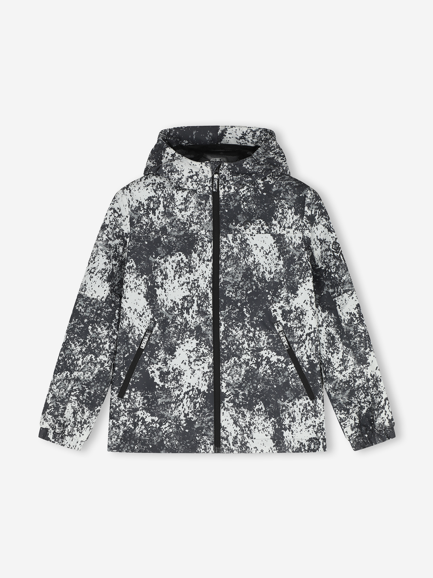 Ветровка Outventure для мальчиков Серая, серый, арт. 142480OUT-A1