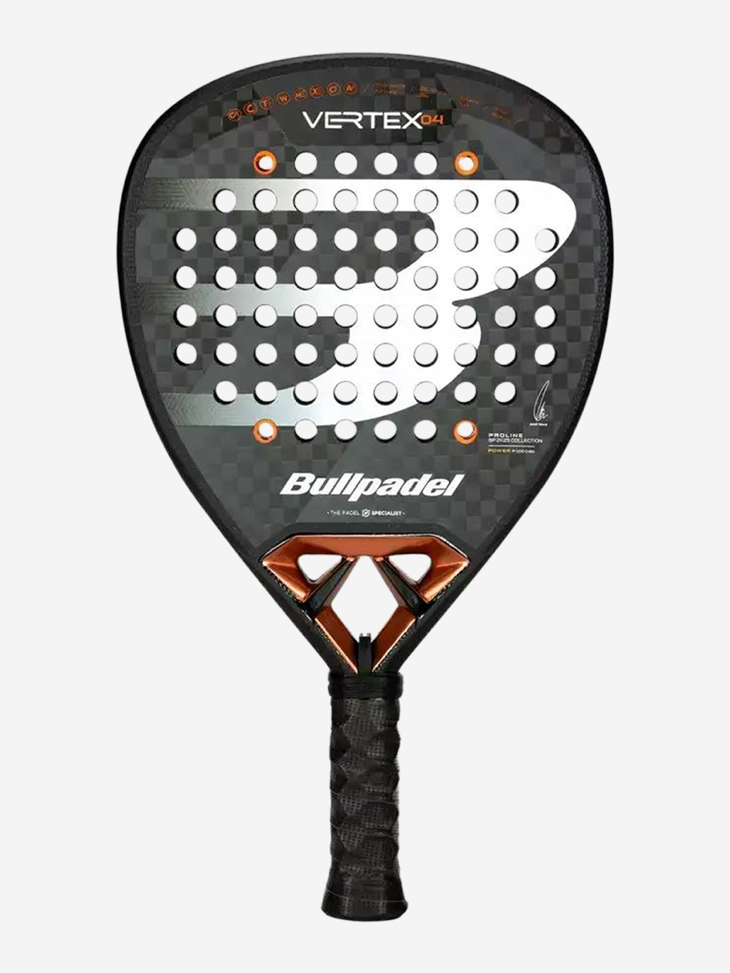 

Ракетка для падел-тенниса BULLPADEL VERTEX 04 2025, Черный