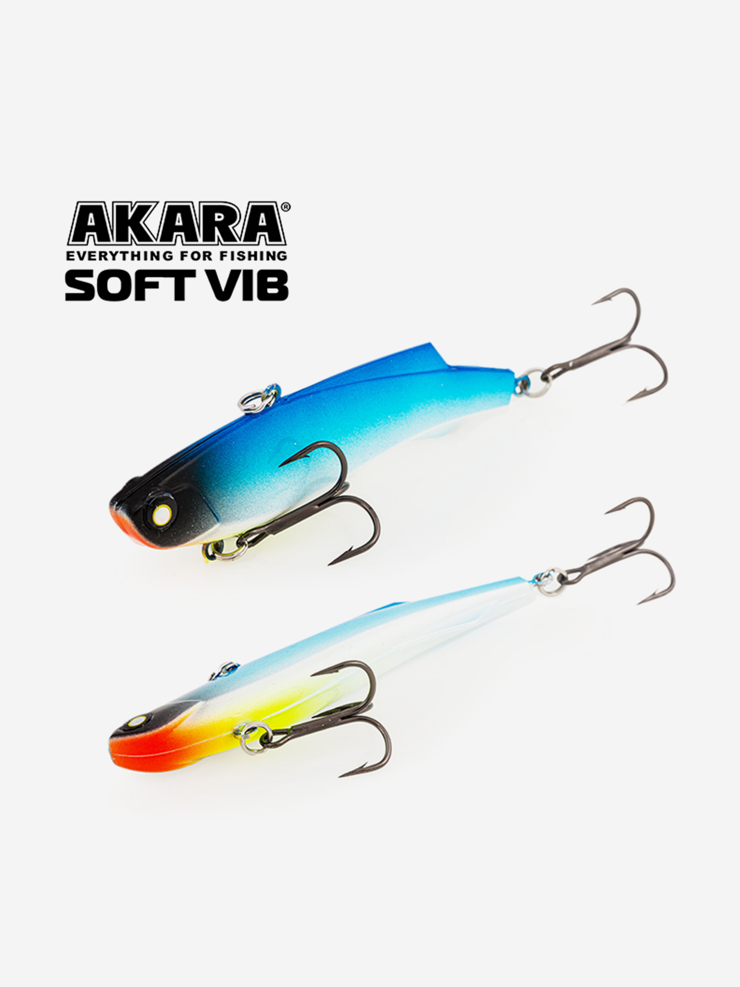 Изображение товара Воблер Akara Soft Vib 85мм 25г A182 для зимней ловли щуки и судака