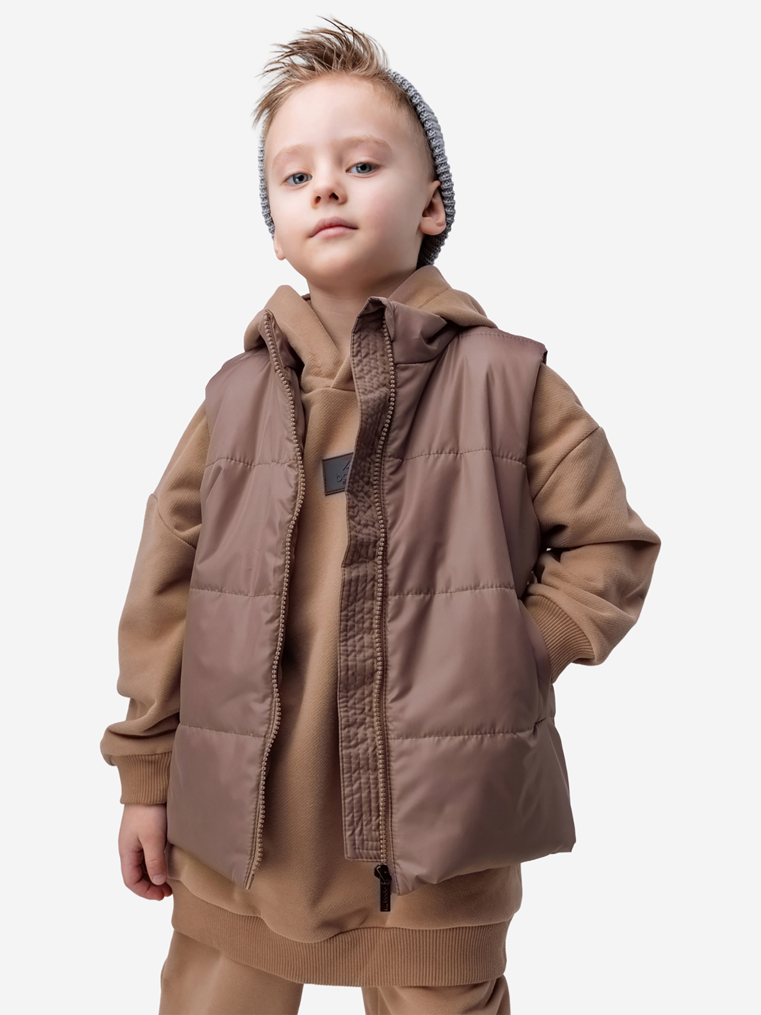 Изображение товара Жилет для мальчиков bodo, Какао