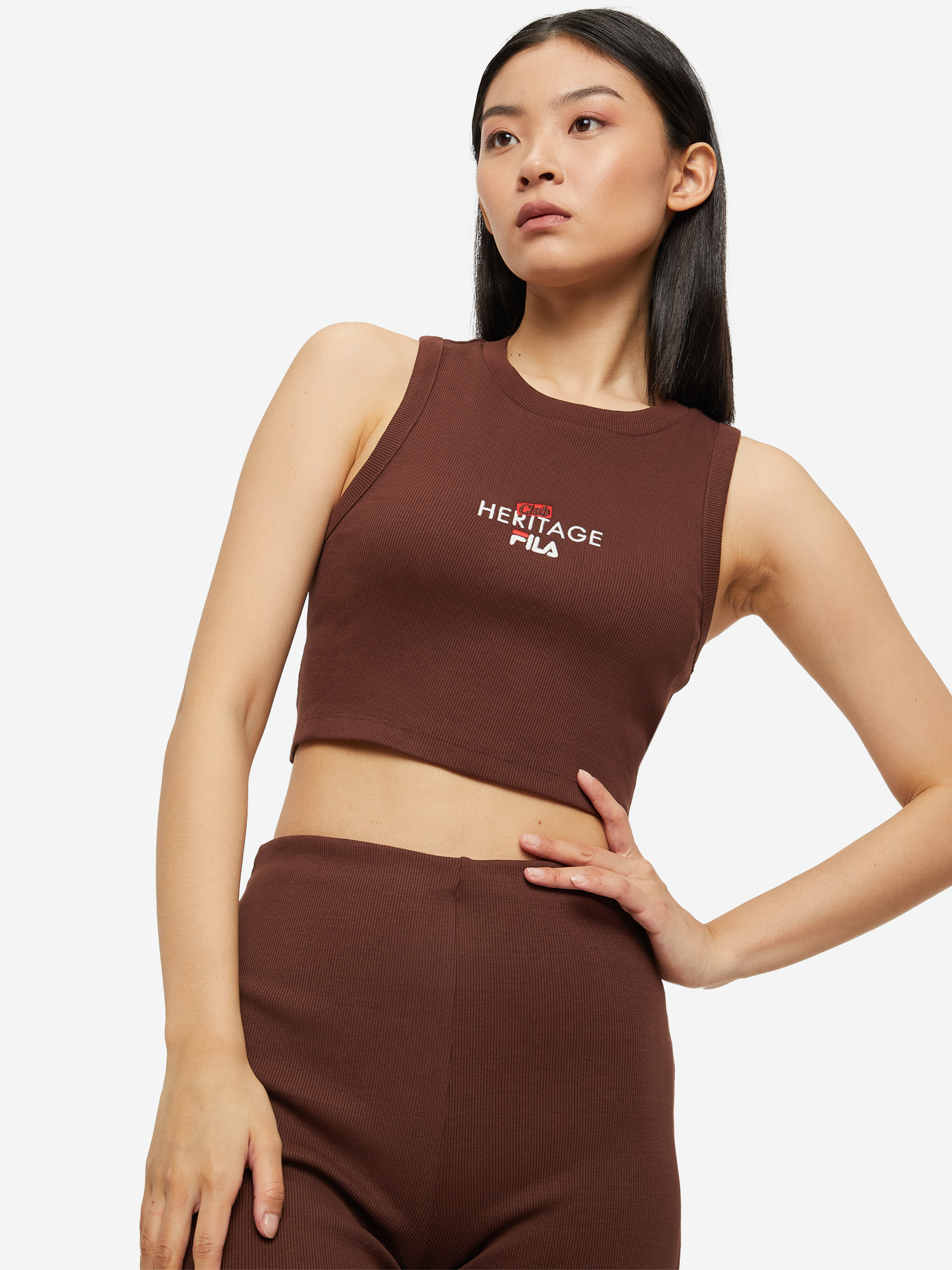 

Майка женская FILA, Коричневый