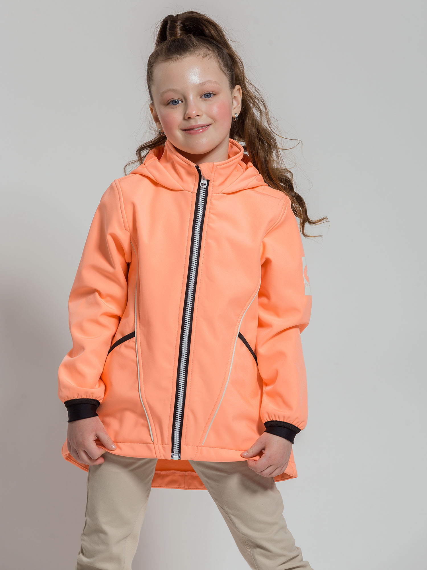 

Ветровка Софтшелл SoftShell для девочки Artel, Оранжевый