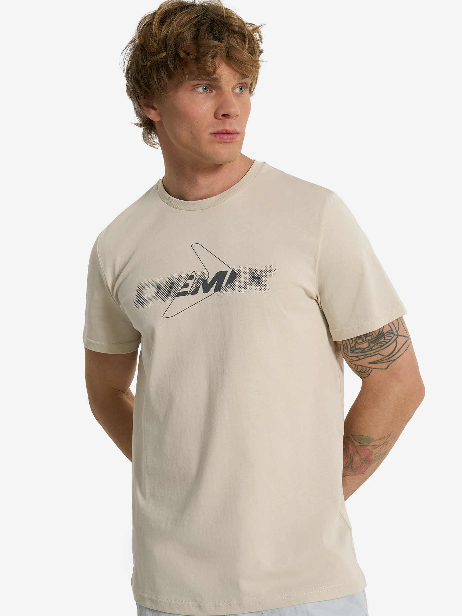 

Футболка мужская Demix, Бежевый