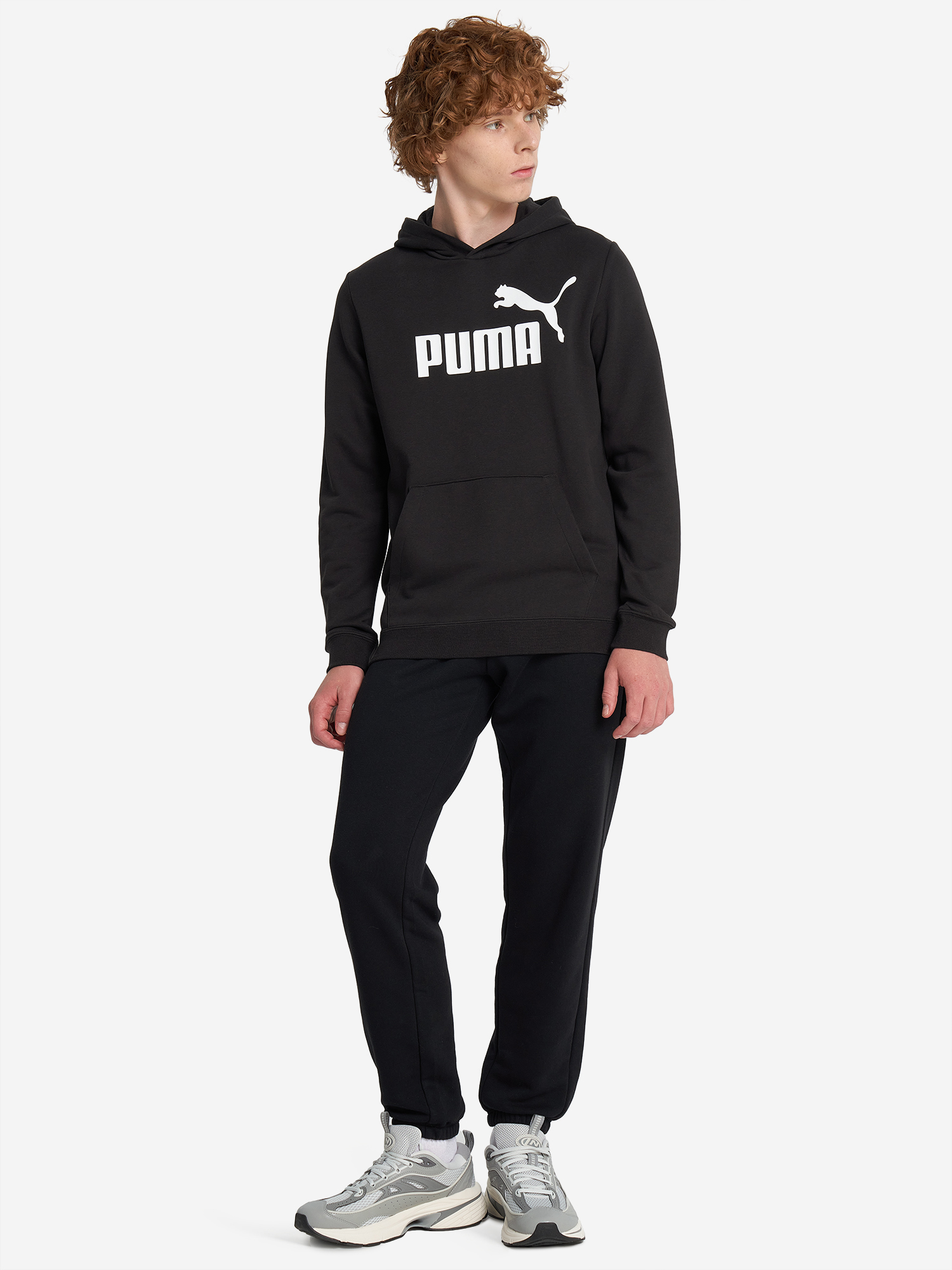 фото Худи для мальчиков puma ess, черный