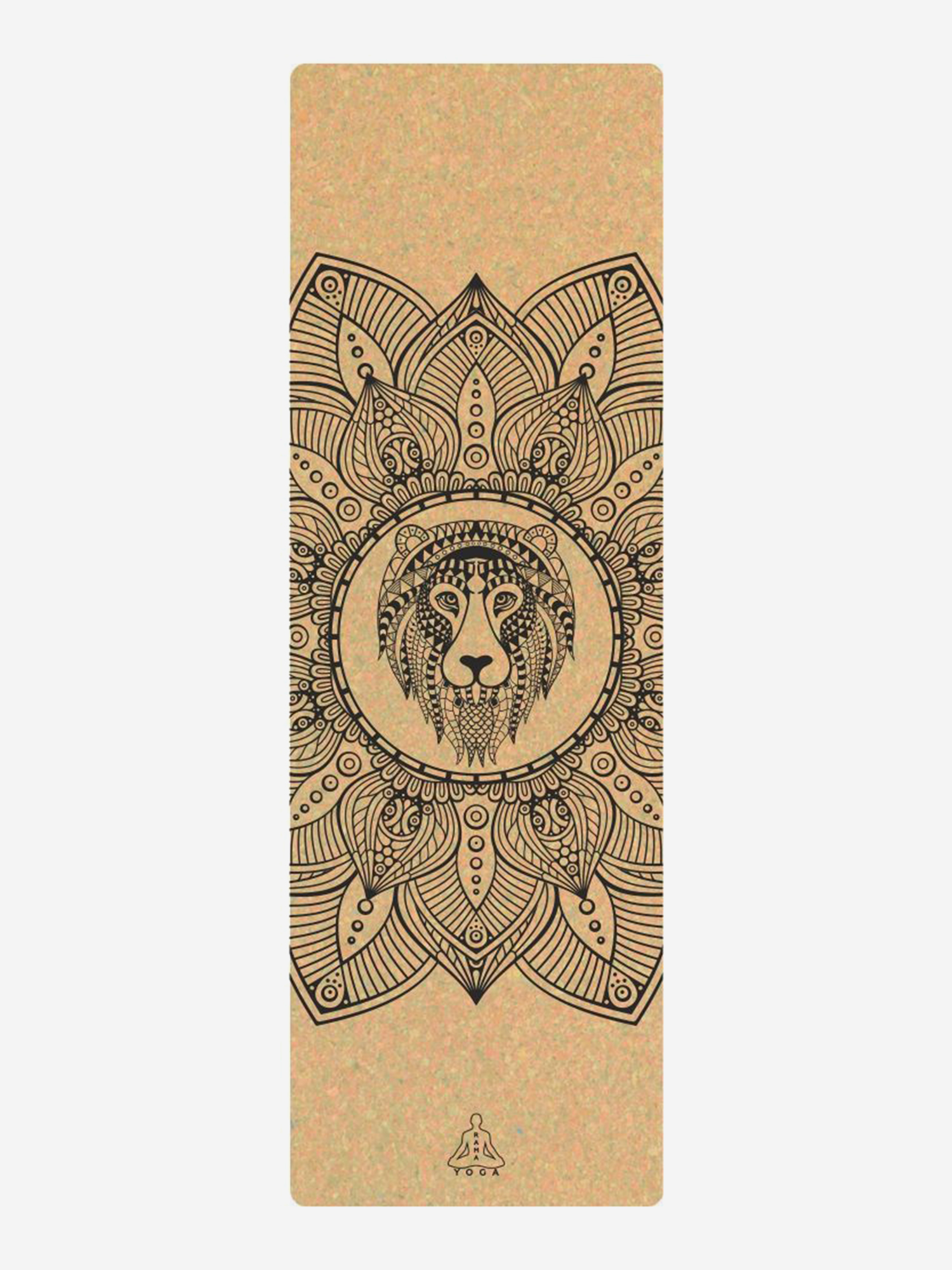 Изображение товара Коврик для йоги RamaYoga Zodiac Collection Cork 1.8 Лев 183х60 см