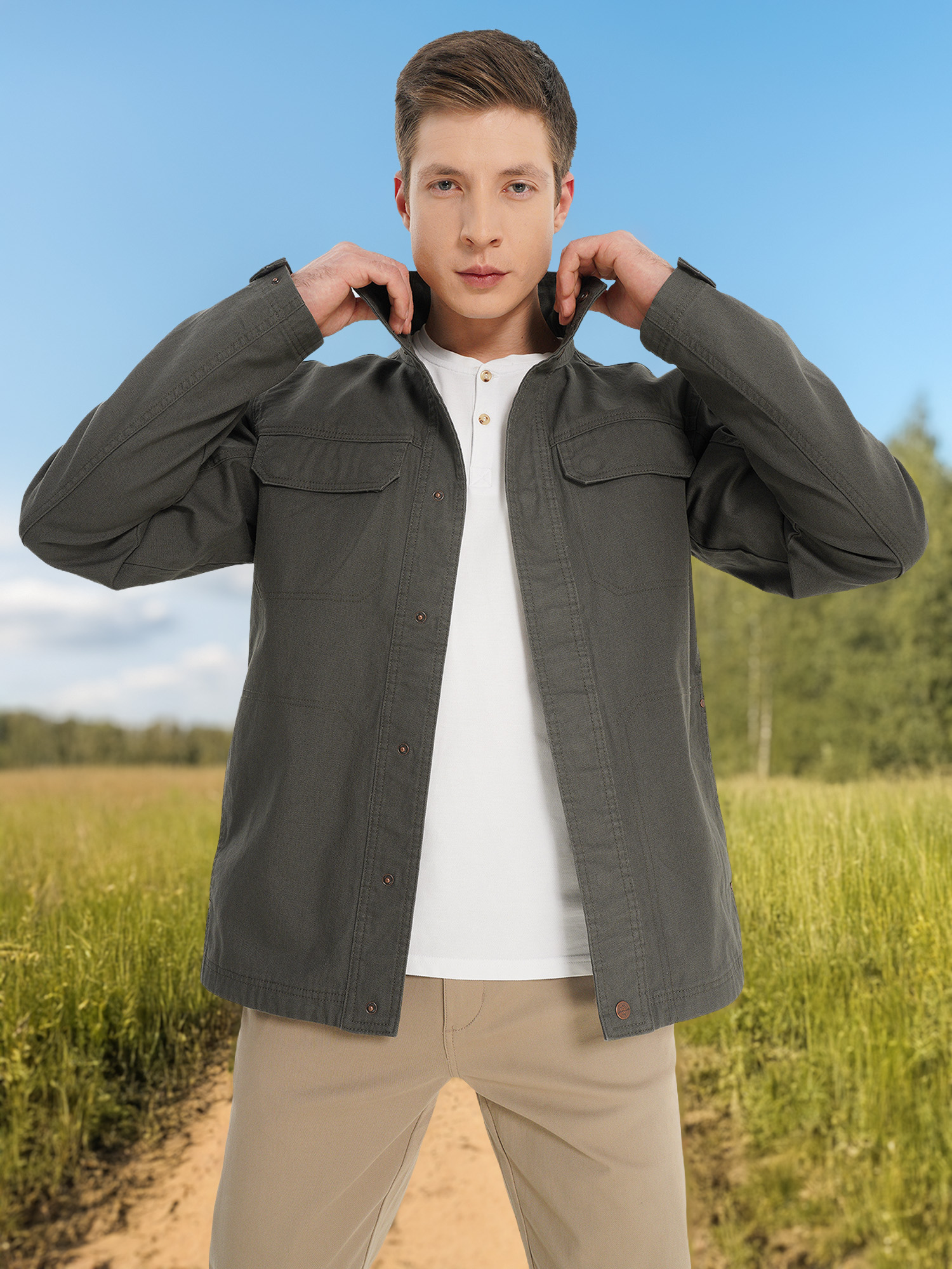 Изображение товара Мужская легкая демисезонная куртка Cordillero для путешествий и активного отдыха