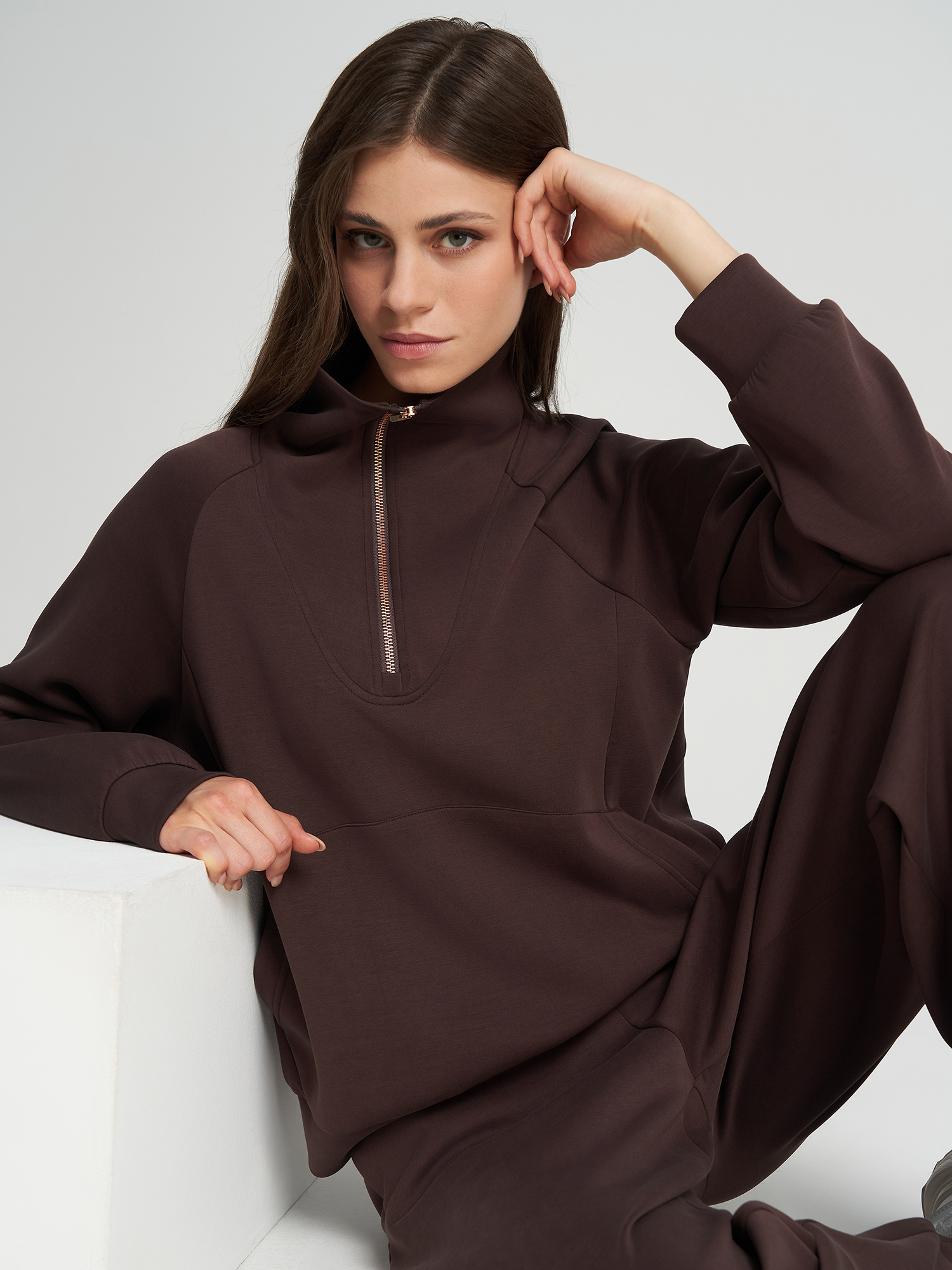 Толстовка женская Sensana SpecialCharm, Коричневый