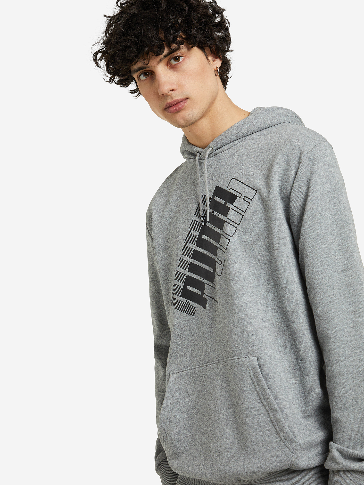 

Худи мужская PUMA Power Logo, Серый