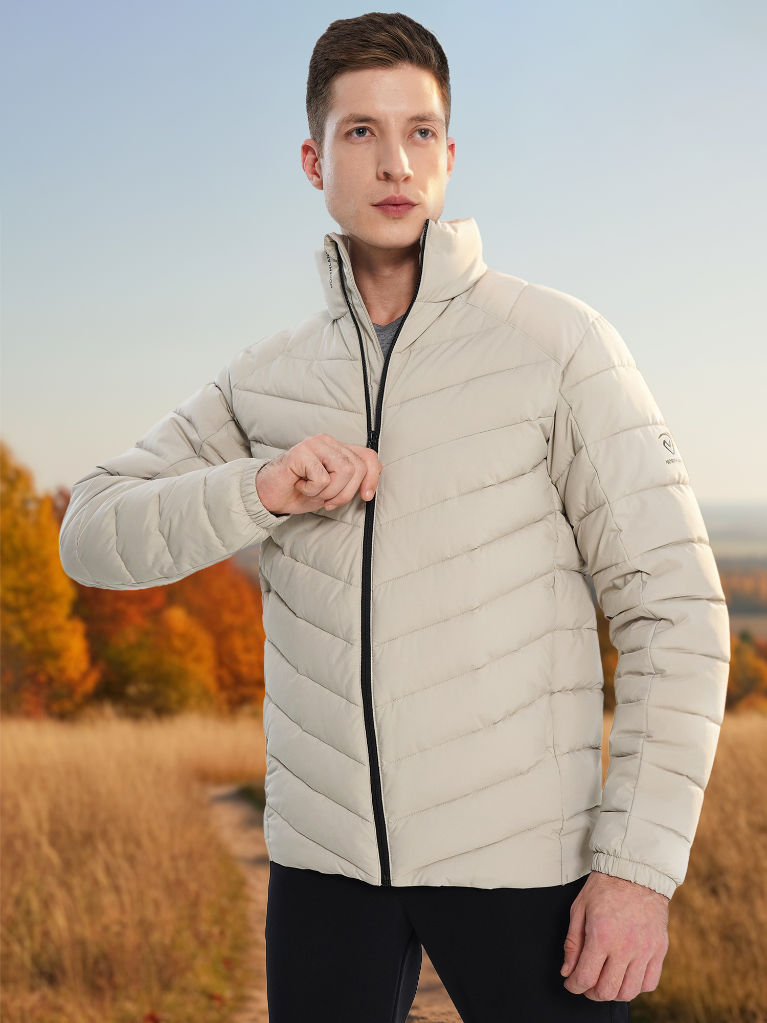 Изображение товара Мужской пуховик Northland на искусственном пуху для зимы походов и активного отдыха