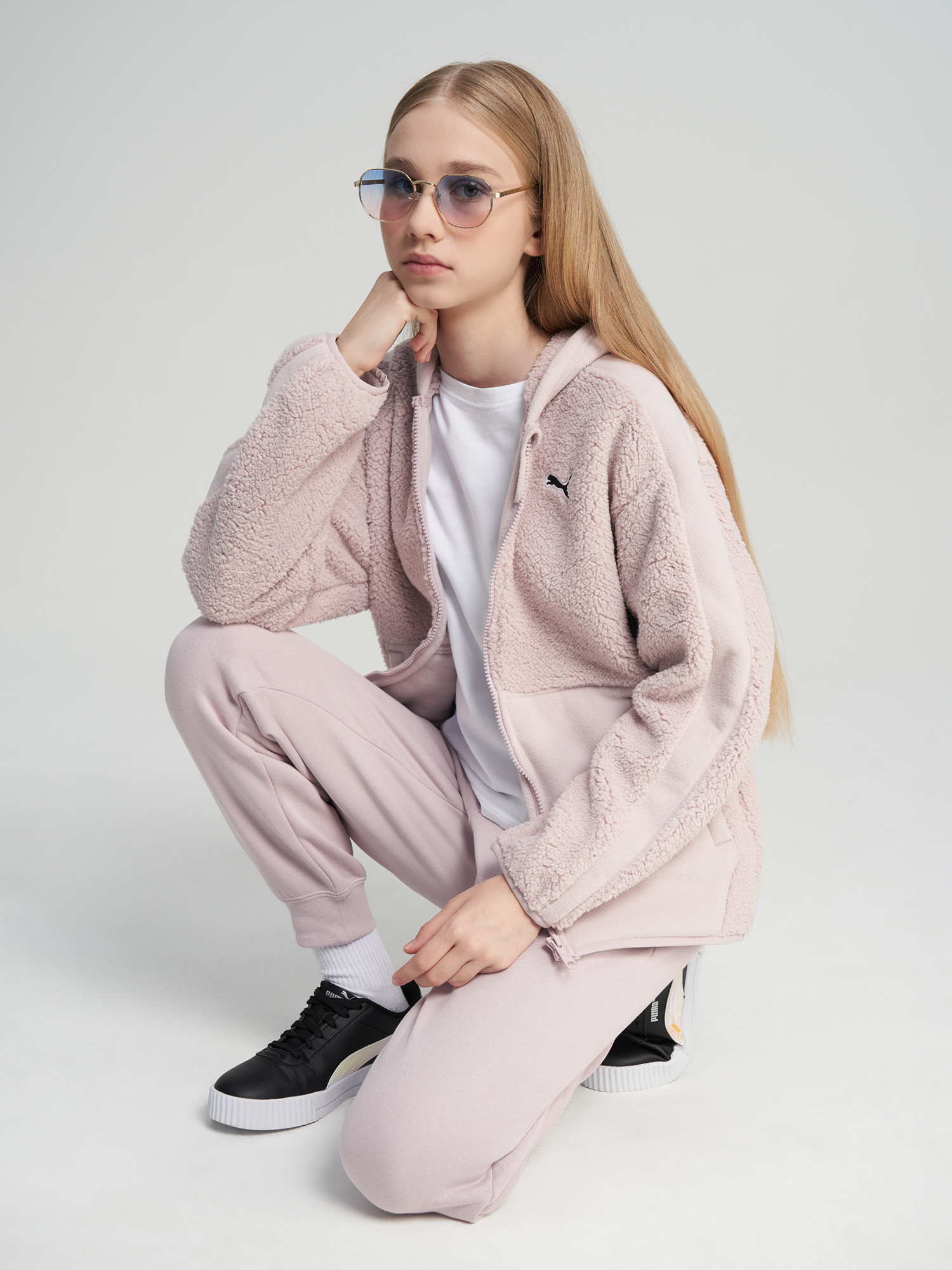 Куртка утепленная для девочек PUMA, Розовый 5