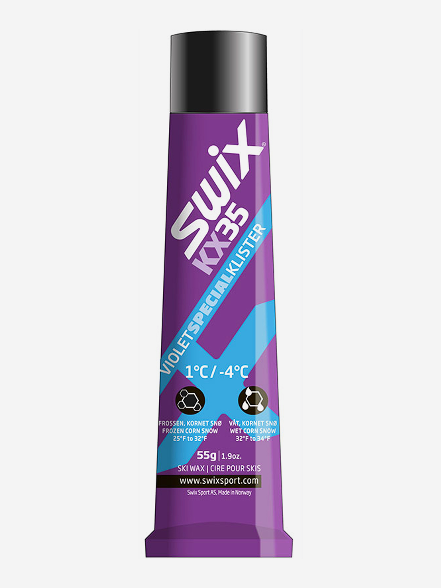 

Клистер со скребком Swix KX35 Violet Spec, +1/-4 °C, Фиолетовый