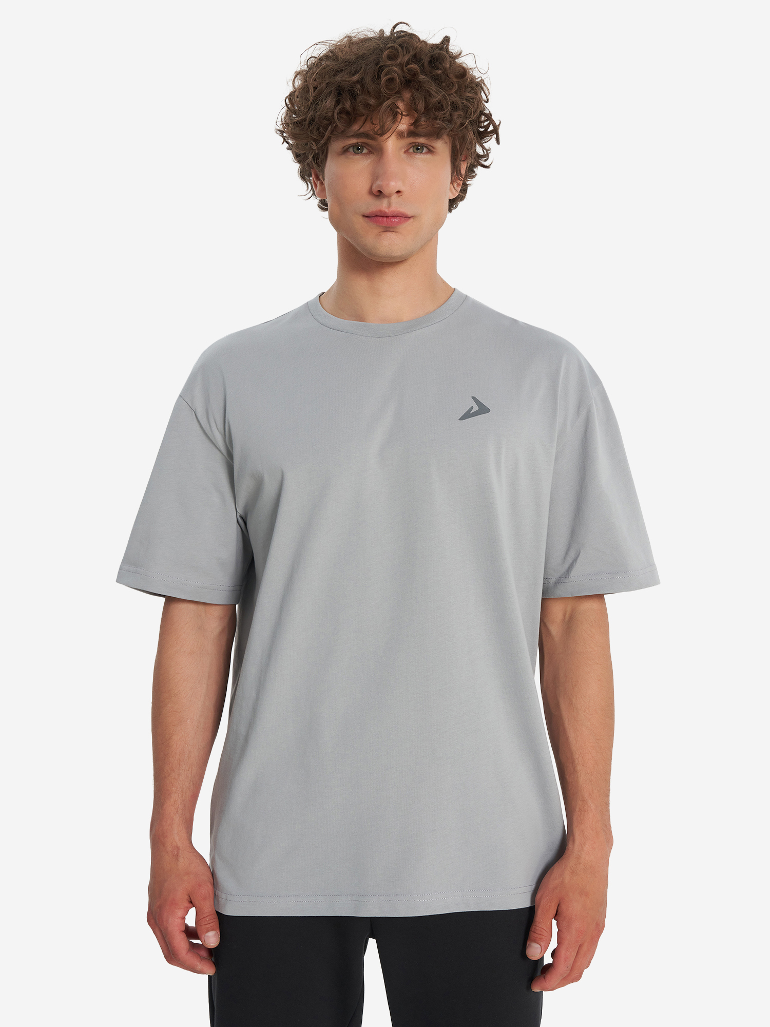 Изображение товара Мужская футболка Demix из натурального хлопка с рисунком свобожный покрой лето